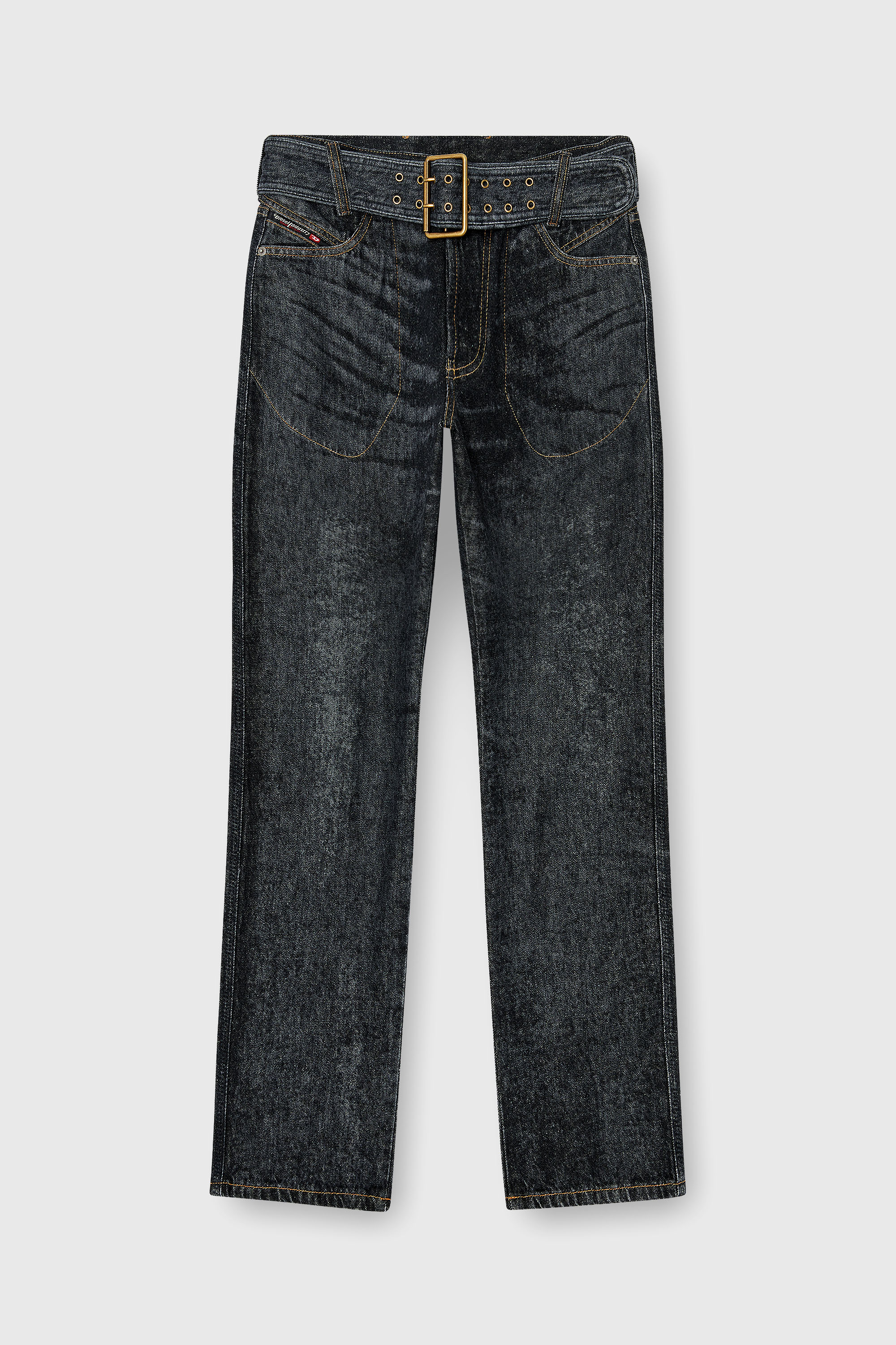 Diesel - Man's Slim Jeans D-Villus 09Q24, Black/Dark grey - 2