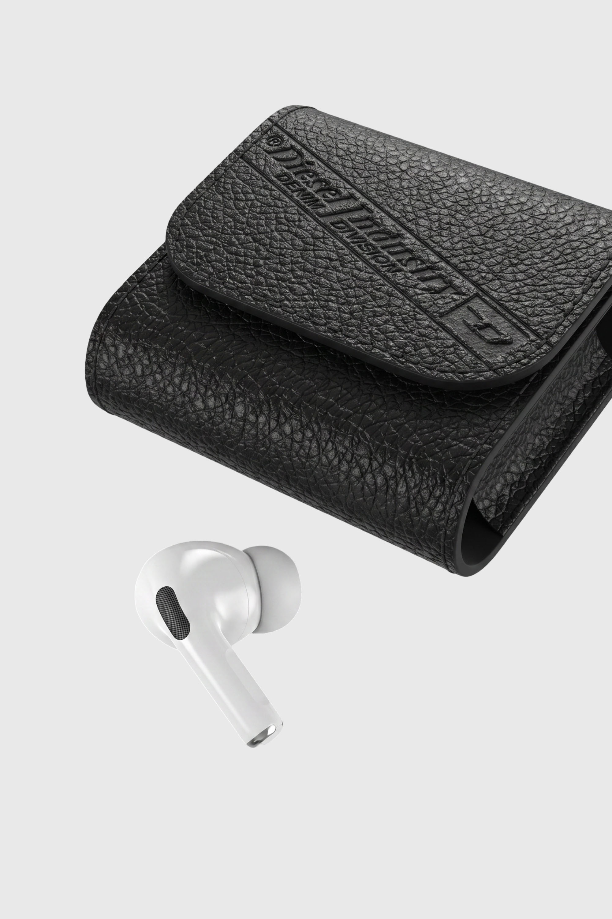 Diesel - 60652 AIRPOD CASE, Unisex's Flag D pouch for true wireless earbuds in Black - 4