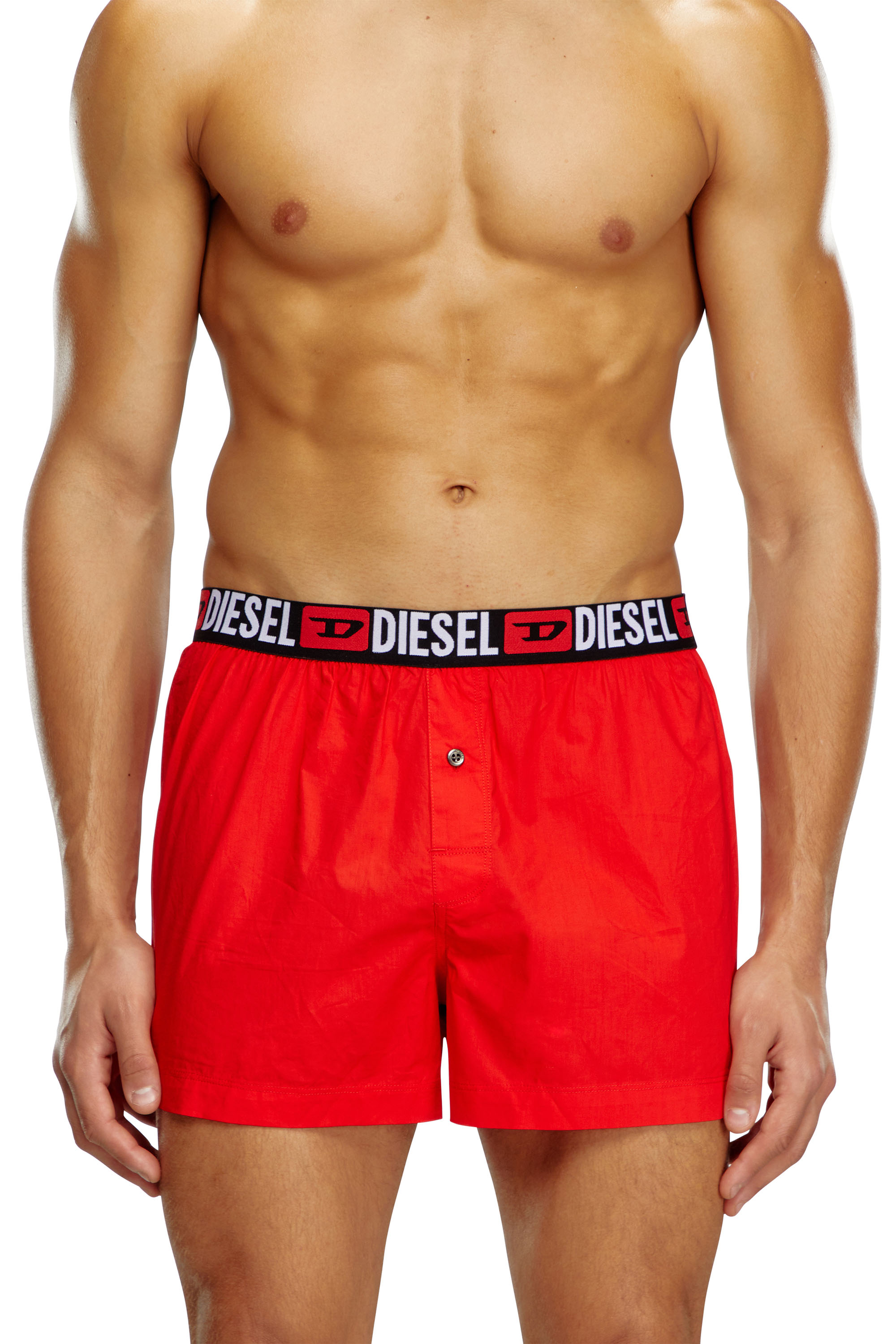 Diesel - UMBX-STARKTWOPACK, Man Two-pack boxers with logo waist in Multicolor - Image 2