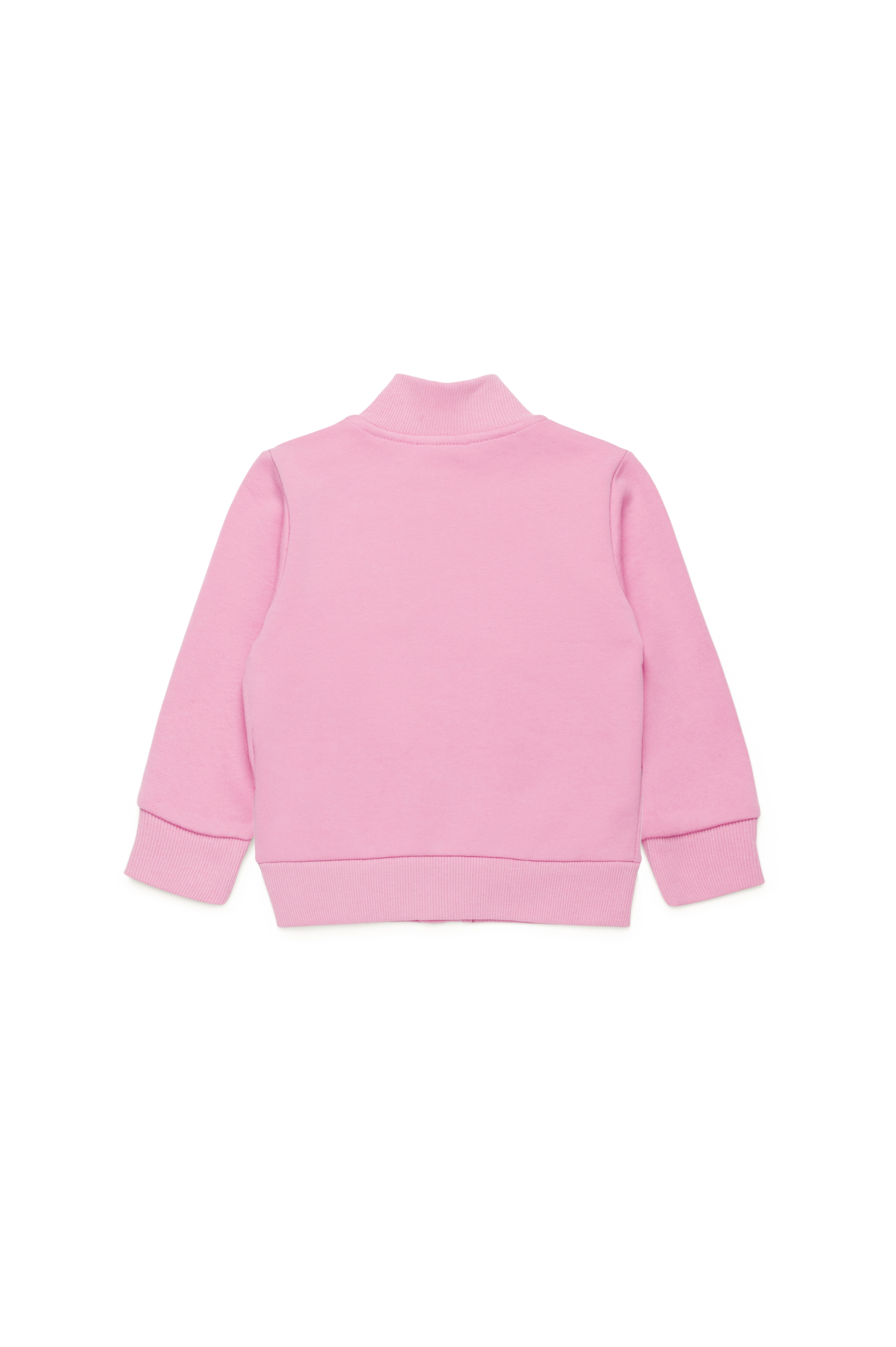 Diesel - SMARCOB, Unisex's Zipped sweatshirt with Oval D print in Pink - 2