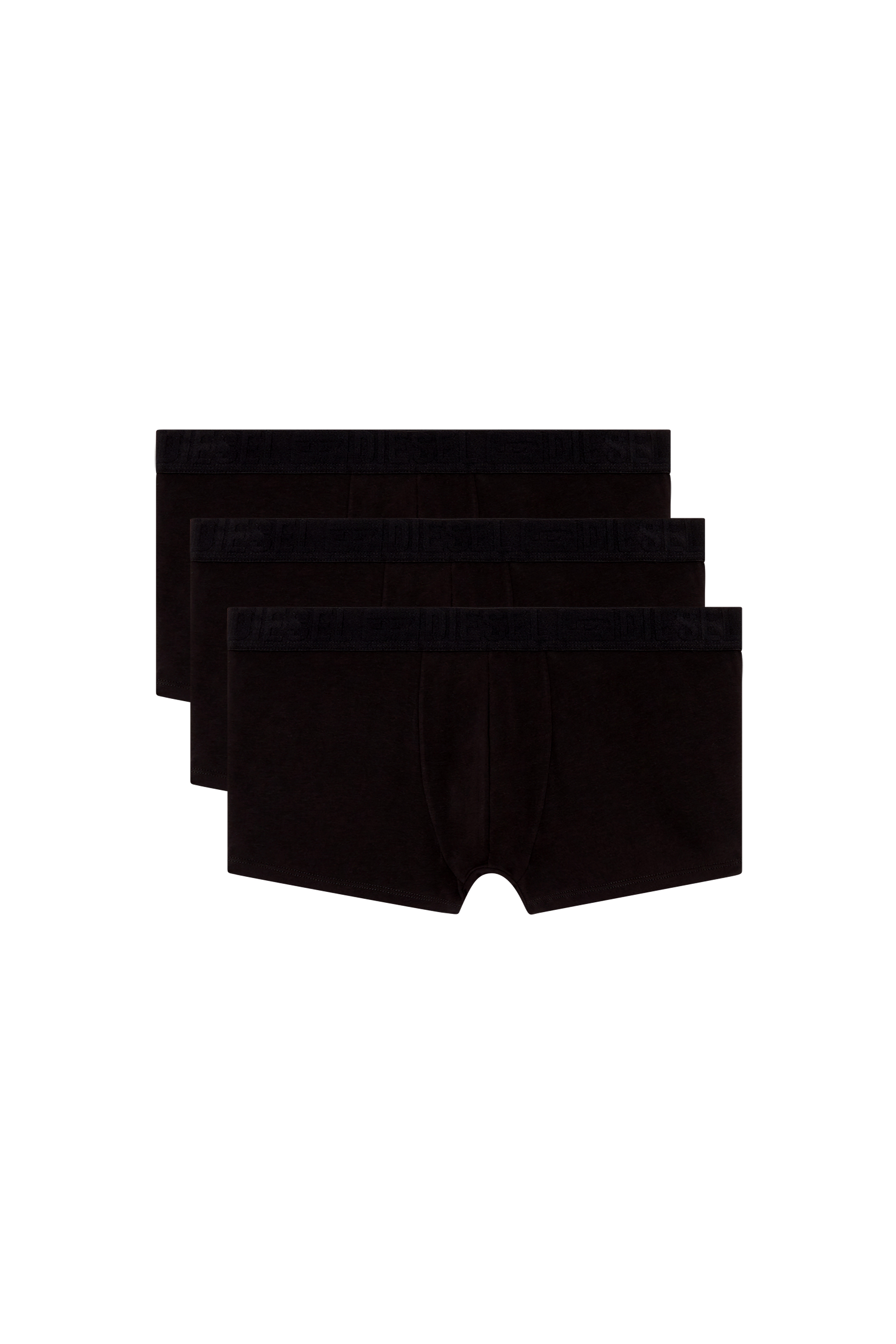 Diesel - UMBX-DAMIENTHREEPACK, Man Three-pack monochrome boxer briefs in Black - Image 1