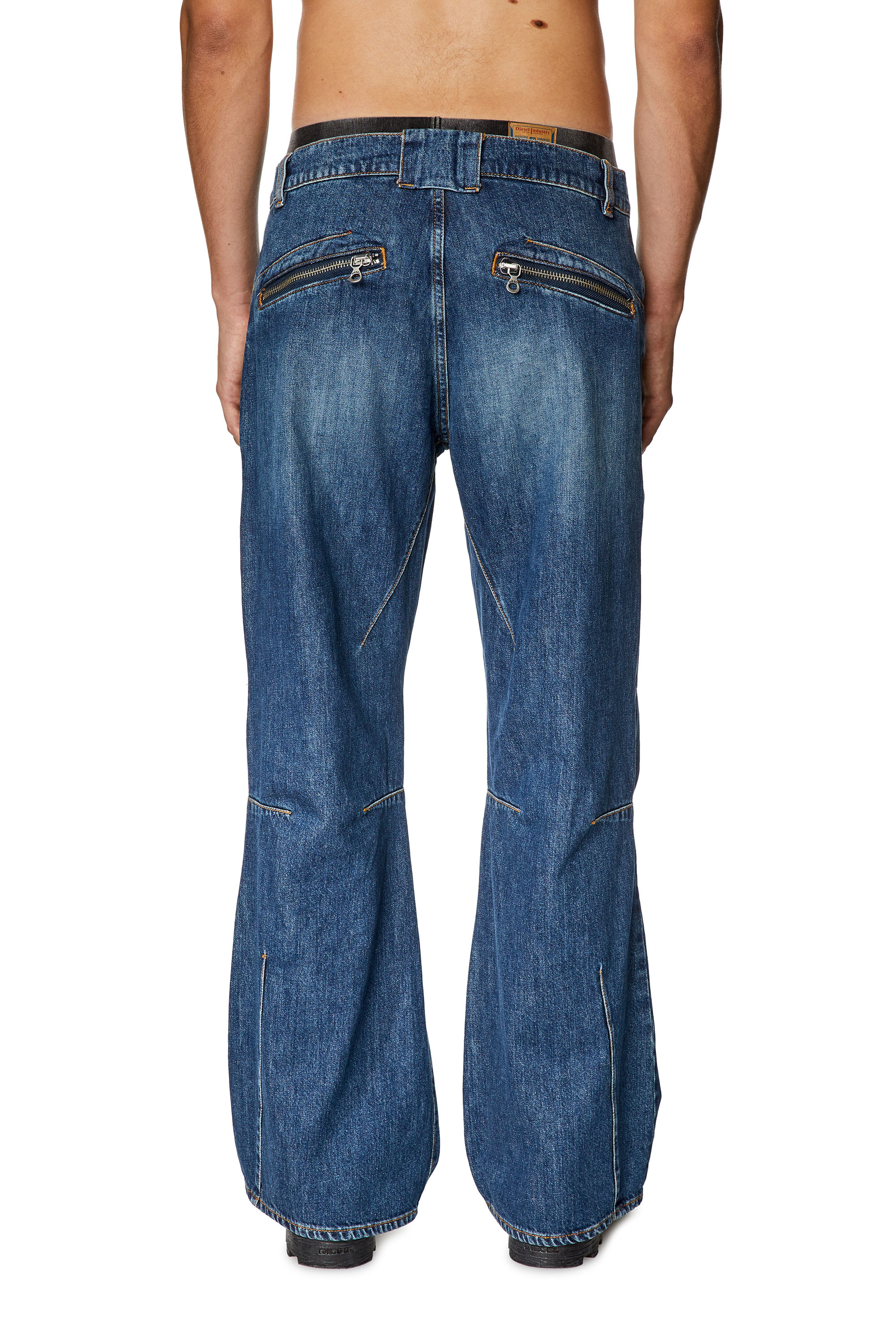 Diesel - Straight Jeans D-Ismis 0HJAW, Dark Blue - Image 3