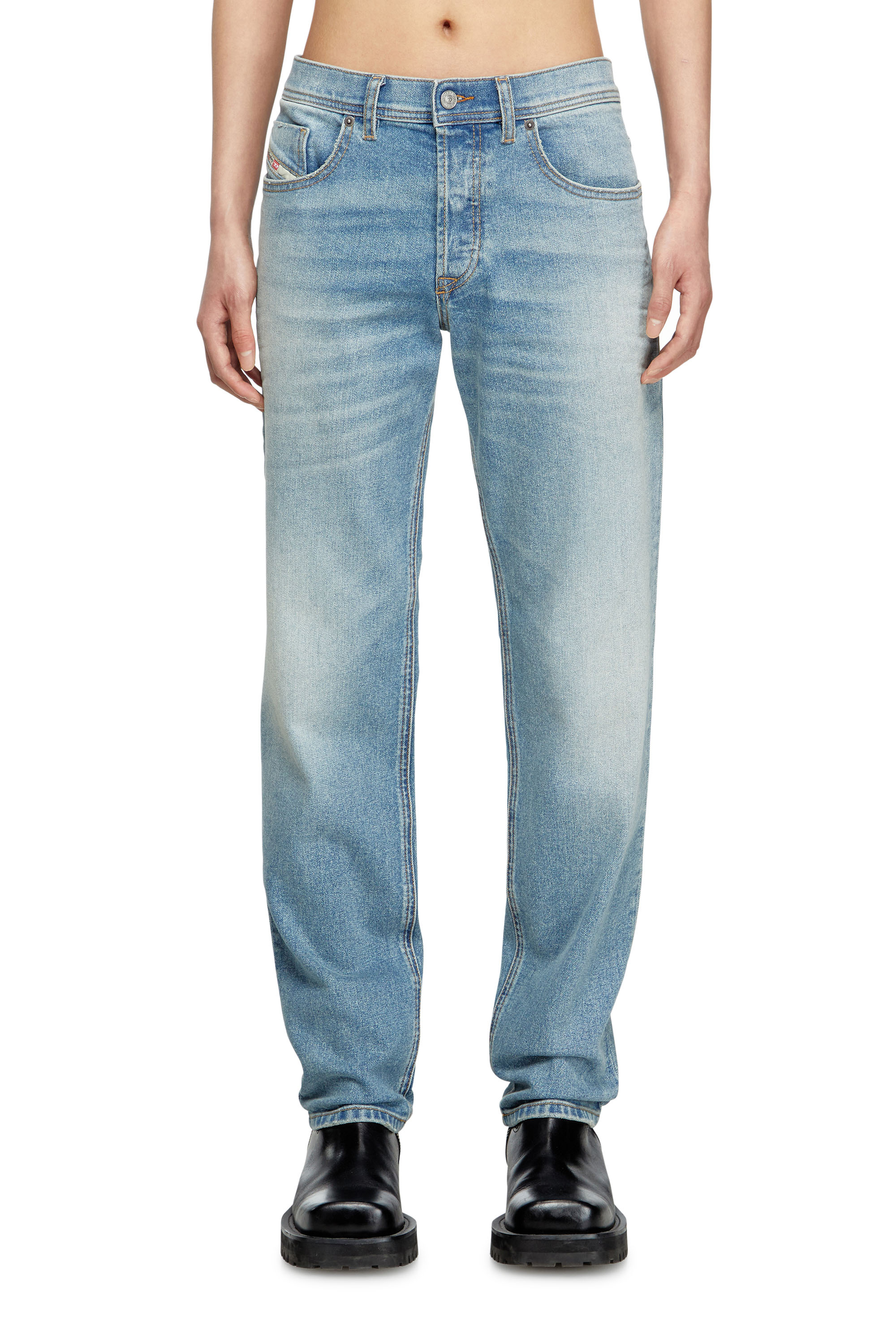 Diesel - Man's Regular Jeans 2023 D-Finitive 0DBEH, Light Blue - 1