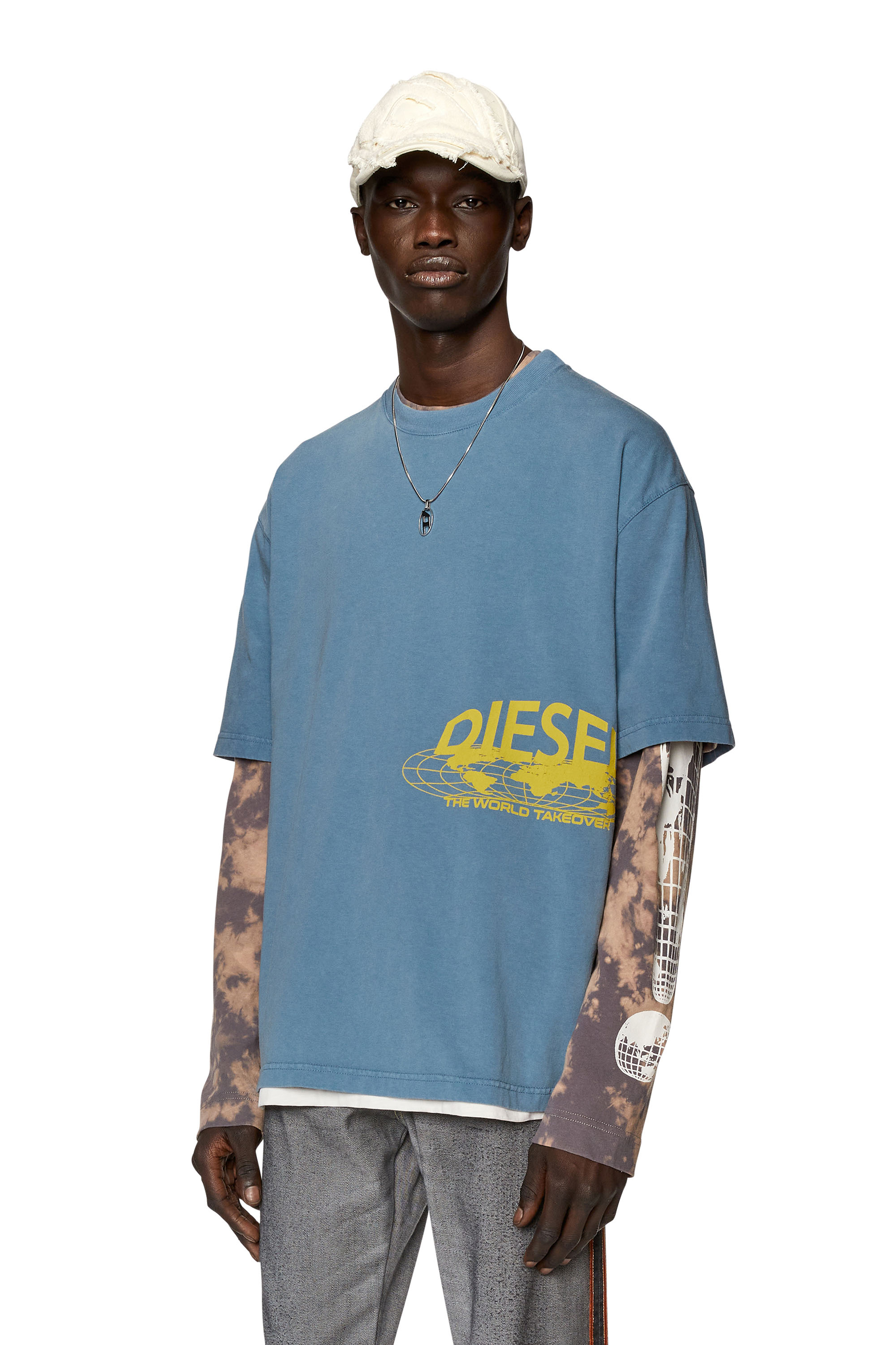 Diesel - T-WASH-L5, Blue - Image 1