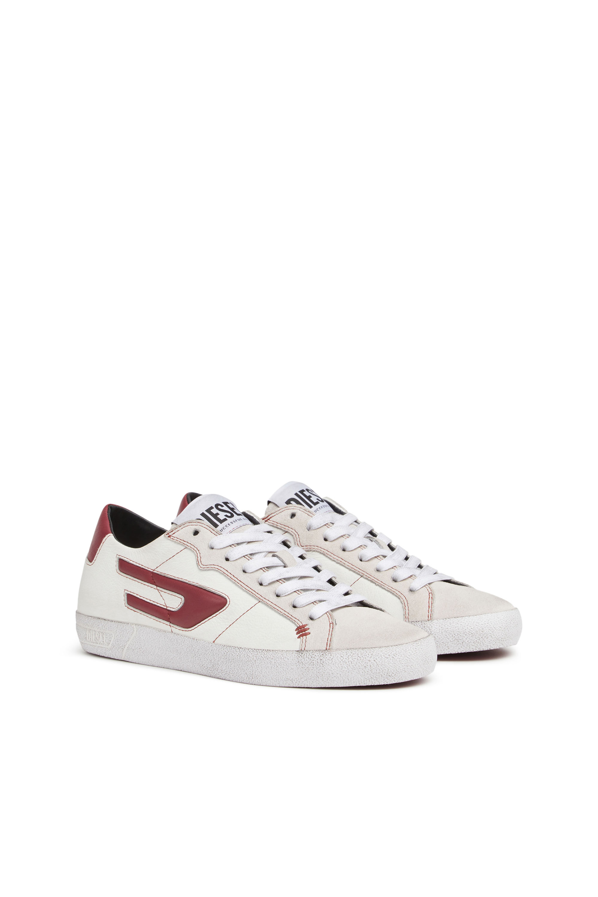 Diesel - S-LEROJI LOW W, White/Red - Image 2