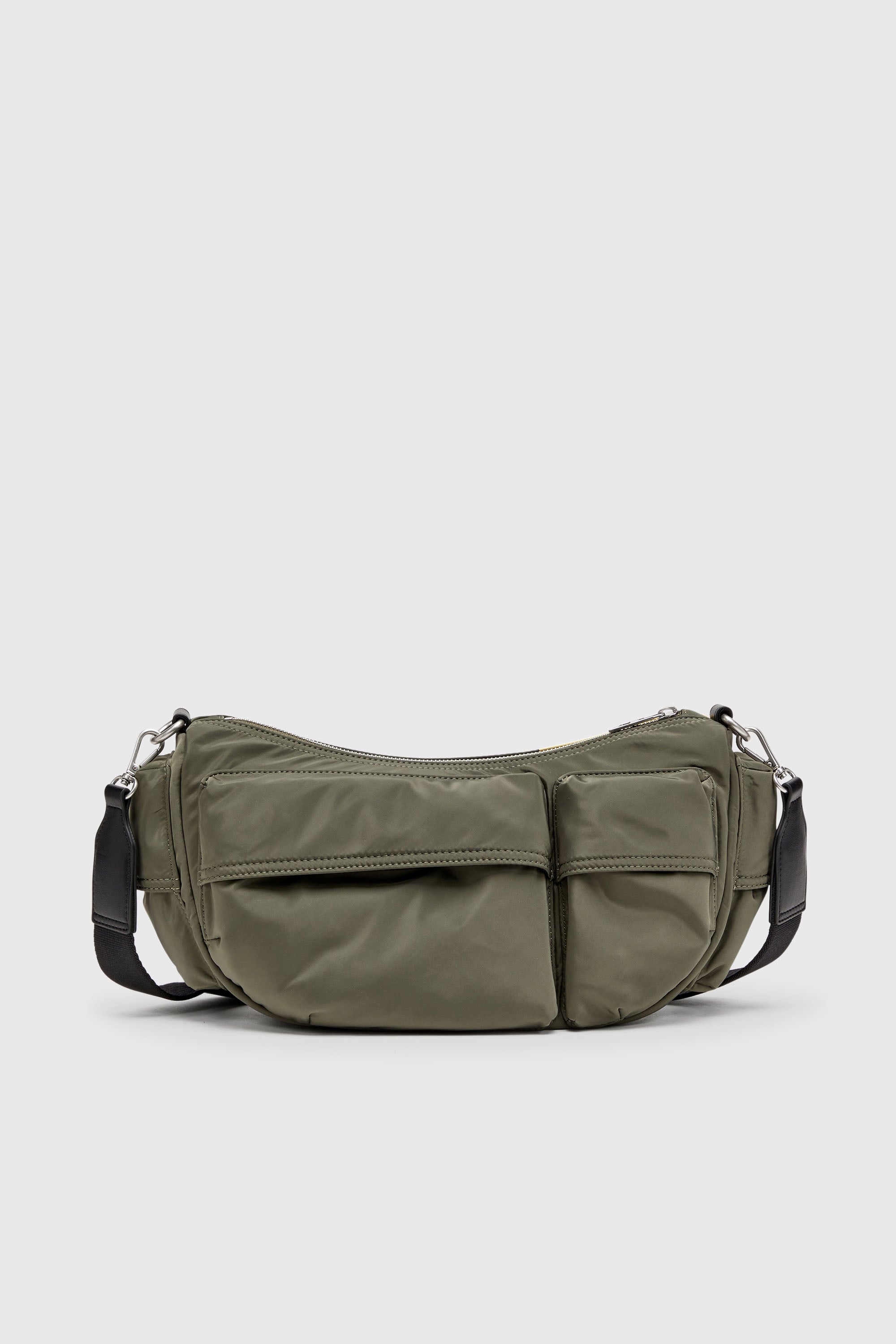 Diesel - MULTI-PKTS SHOULDER BAG X, Unisex's Multi-Pkts - Shoulder bag with color-block design in Green/Yellow - 2