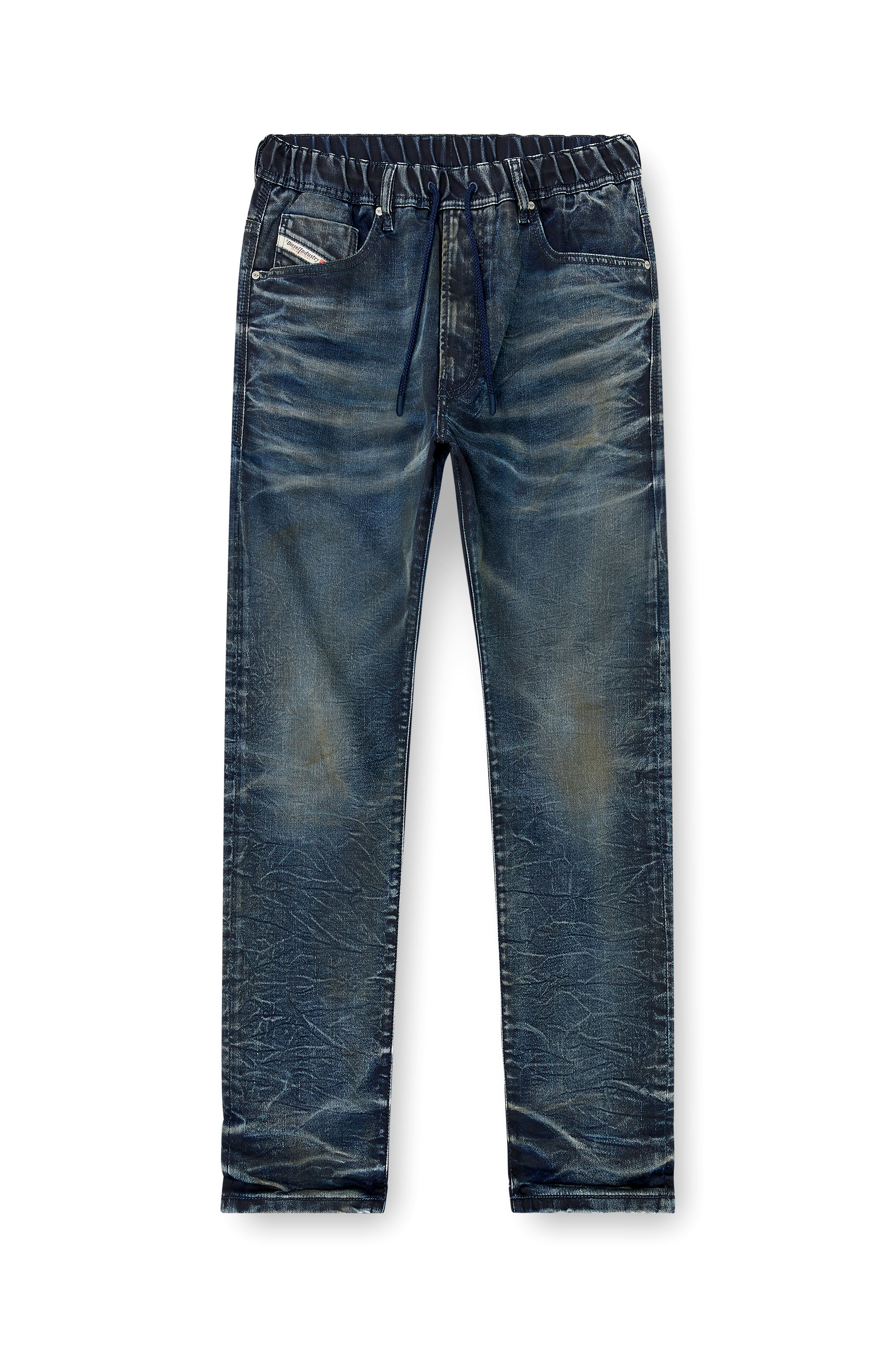 Diesel - Man's Regular 2030 D-Krooley Joggjeans&reg; 068XU, Dark Blue - 2