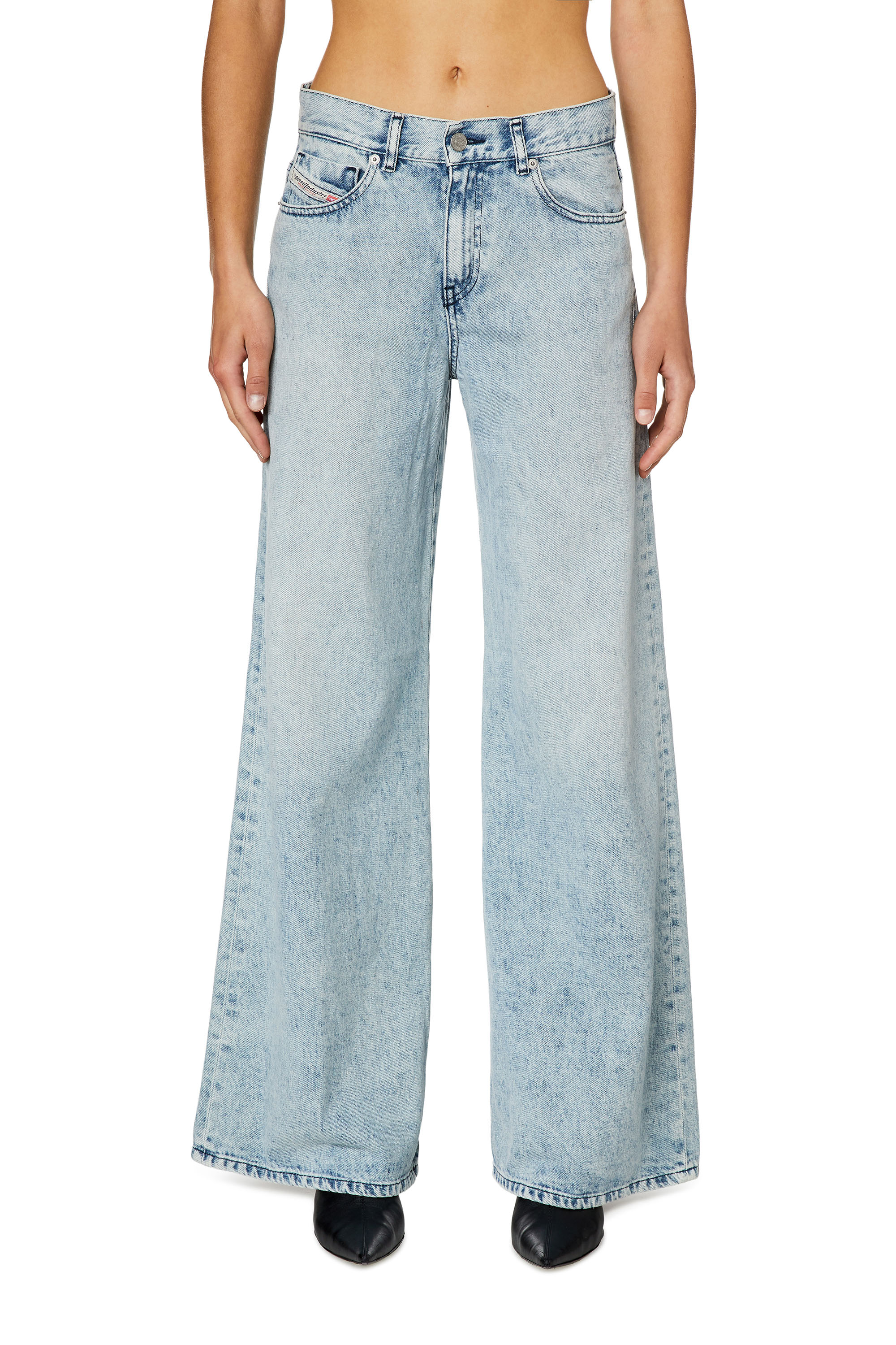 Diesel - Bootcut and Flare Jeans 1978 D-Akemi 09I79, Light Blue - Image 2