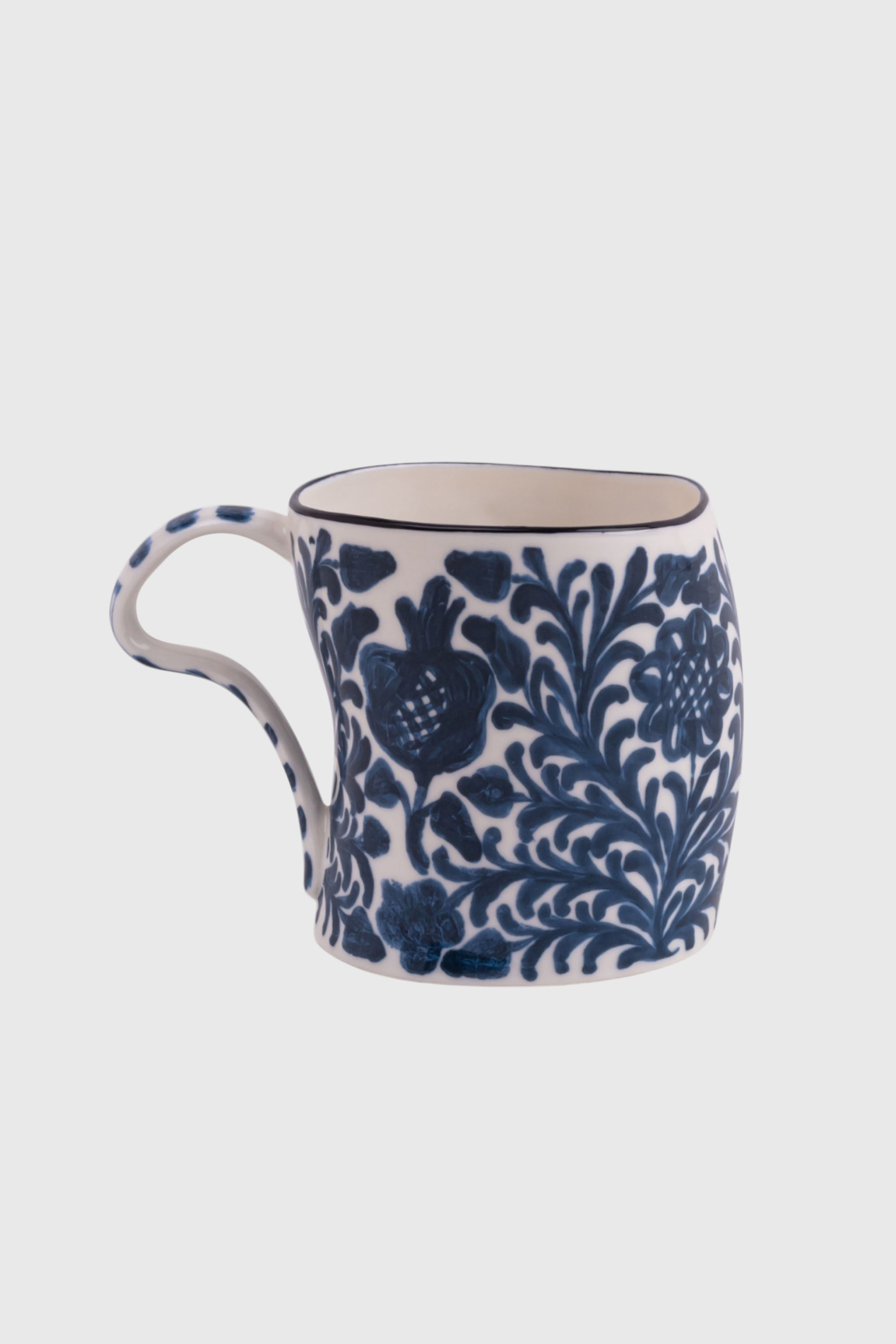 Diesel - 11267 PORCELAIN MUG "CLASSIC ON ACID" -, Unisex's Porcelain mug in White/Blue - 5
