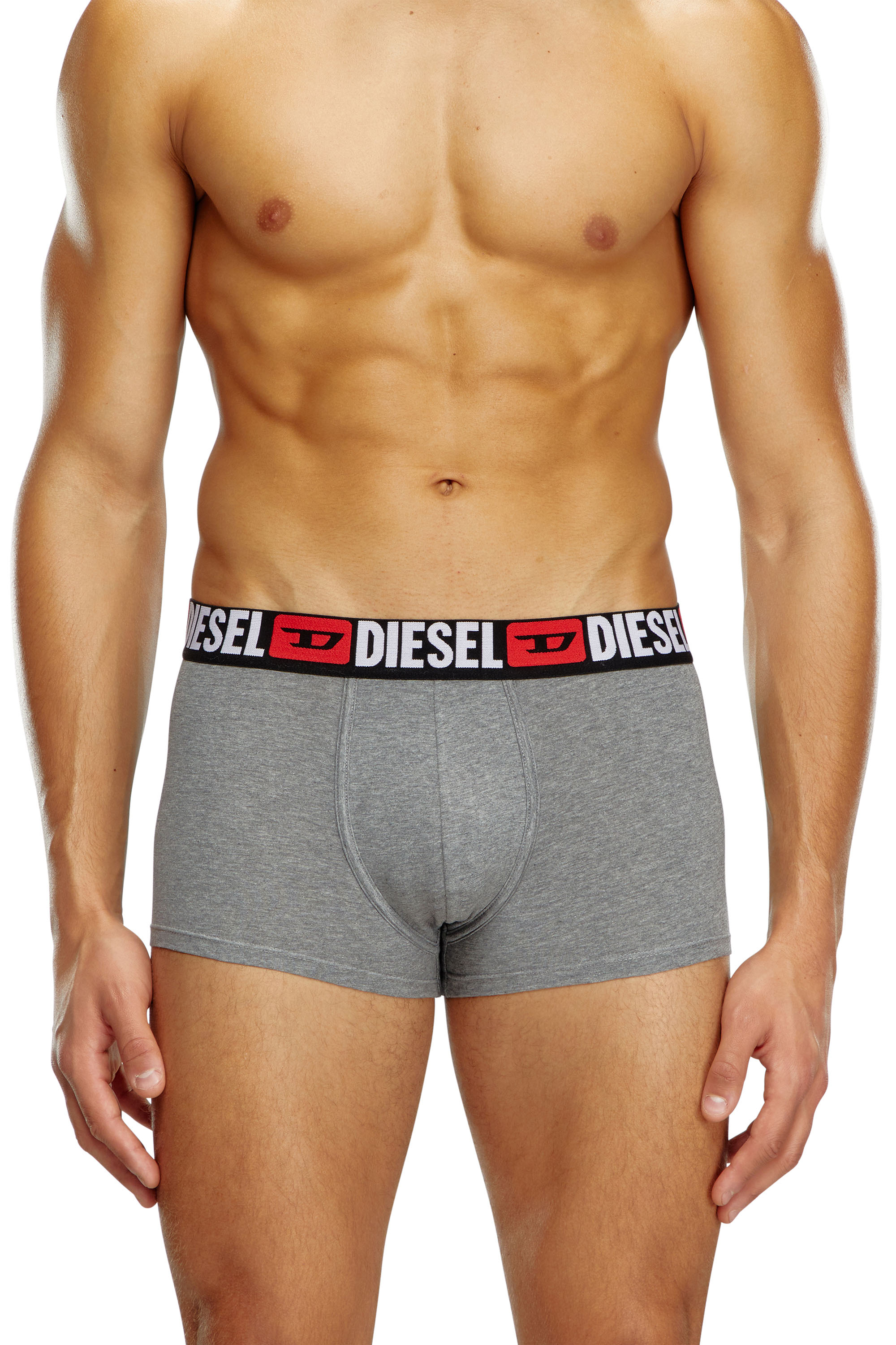 Diesel - UMBX-DAMIENTHREEPACK, Man Three-pack of all-over logo waist boxers in Multicolor - Image 2