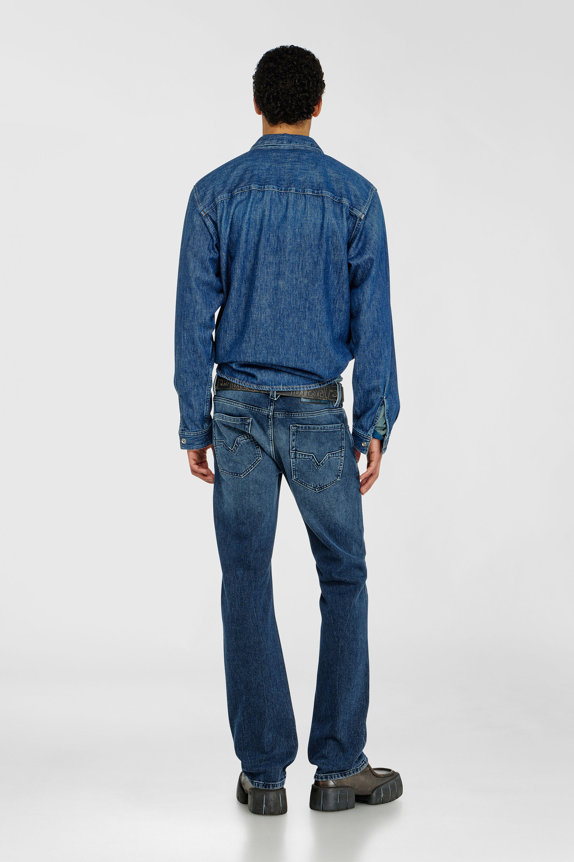 Diesel - Man's Regular Jeans 1985 Larkee 0KBBM, Dark Blue - 3
