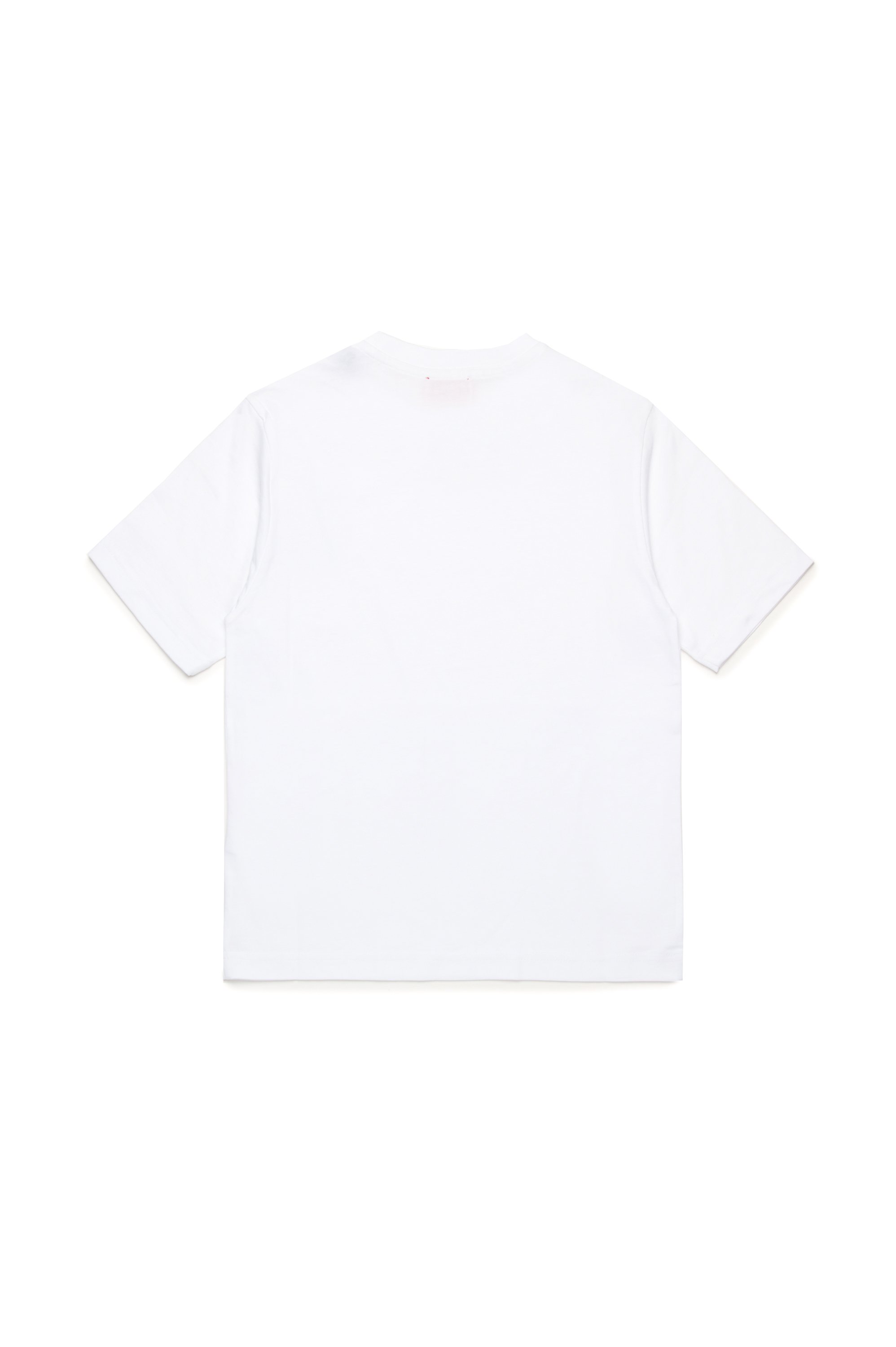 Diesel - MTFIND OVER, Man's T-shirt with Biscotto logo in White - 2