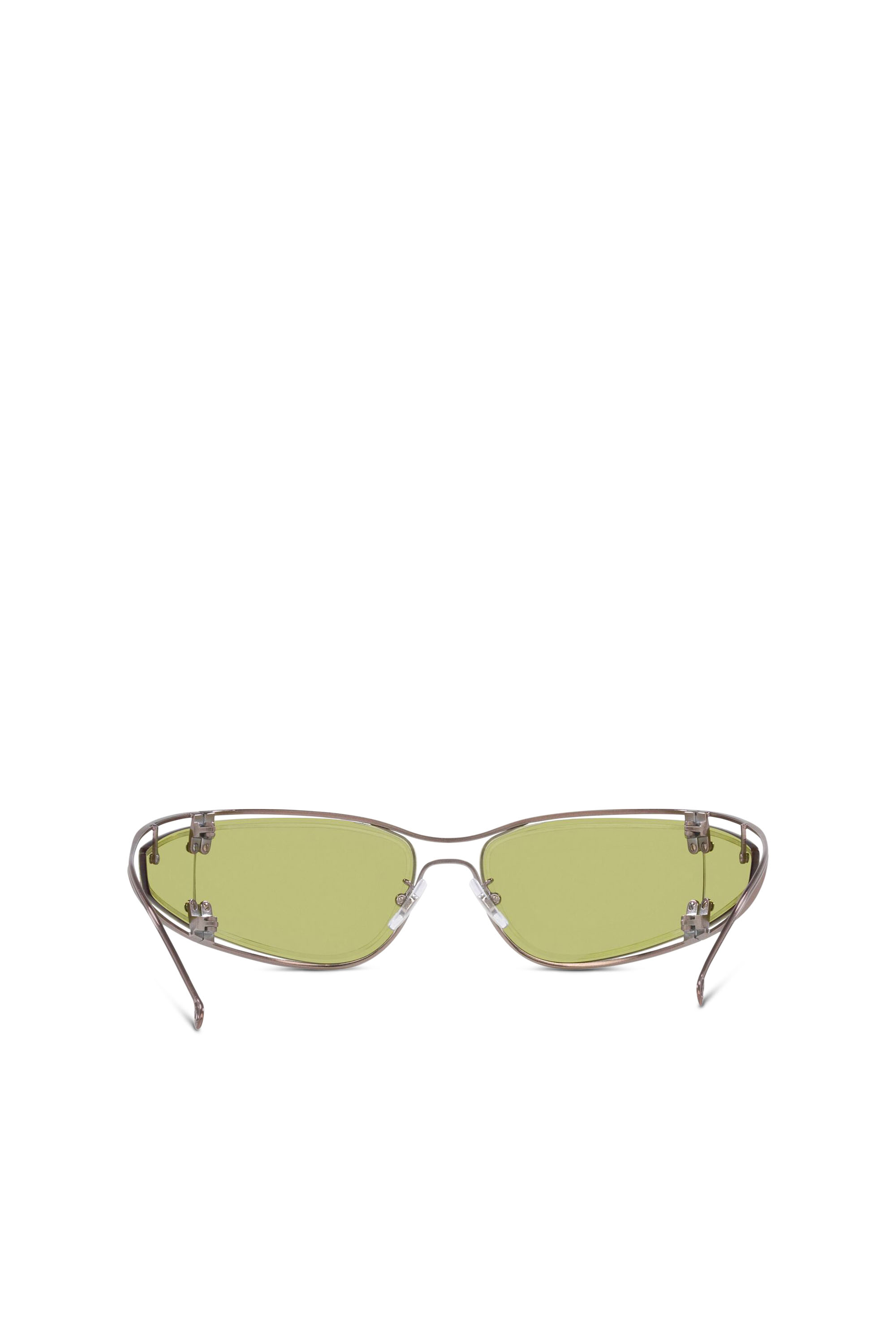 Diesel - 0DL1001, Unisex's Wraparound shape sunglasses in Green - 5
