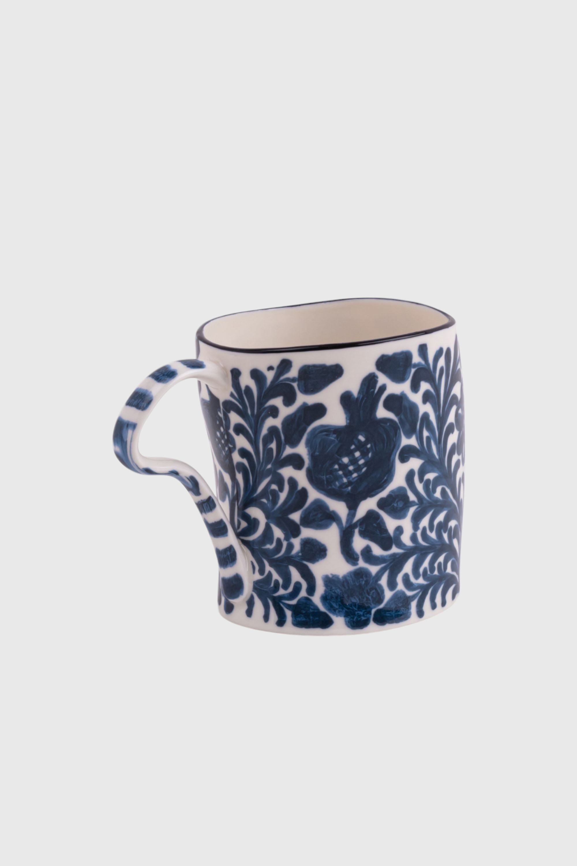 Diesel - 11267 PORCELAIN MUG "CLASSIC ON ACID" -, Unisex's Porcelain mug in White/Blue - 6