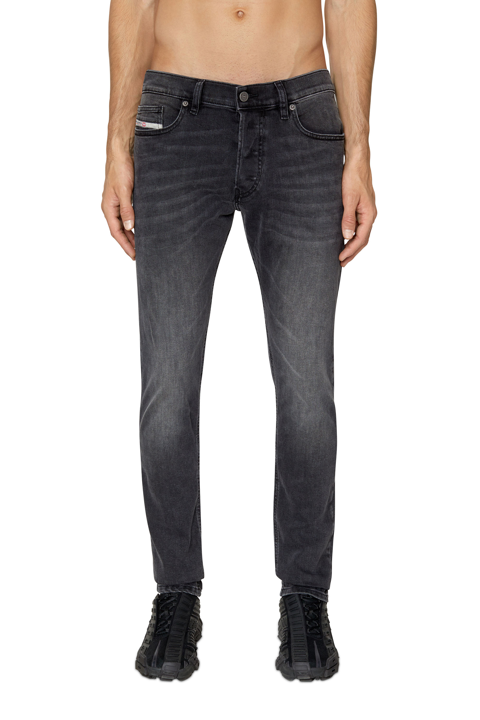 Diesel - D-Luster 0IHAV Slim Jeans, Black/Dark grey - Image 1