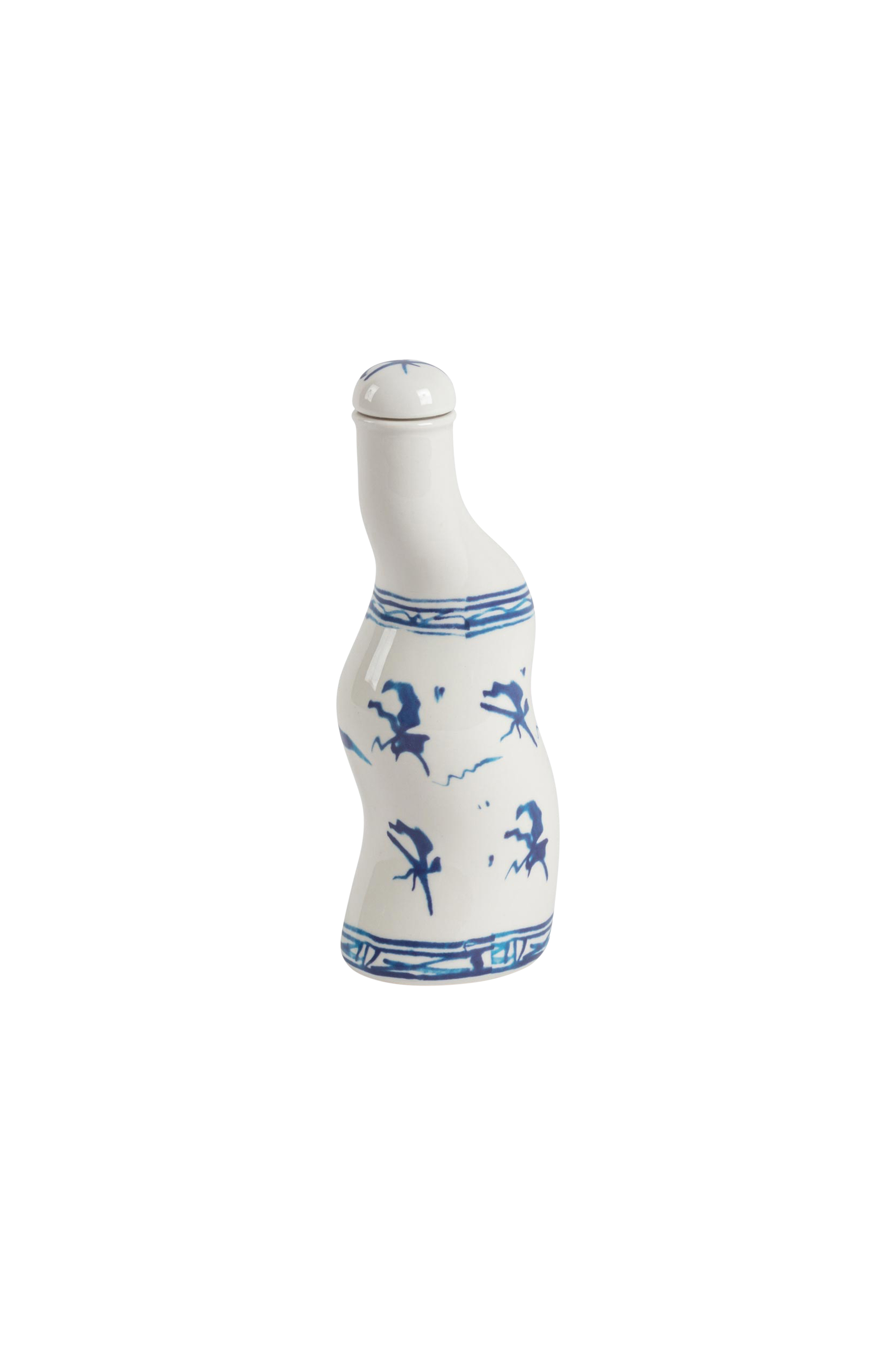 Diesel - 11287 PORCELAIN BOTTLE FOR SEASONING "CL, Unisex's Porcelain bottle for seasoning in White/Blue - 4