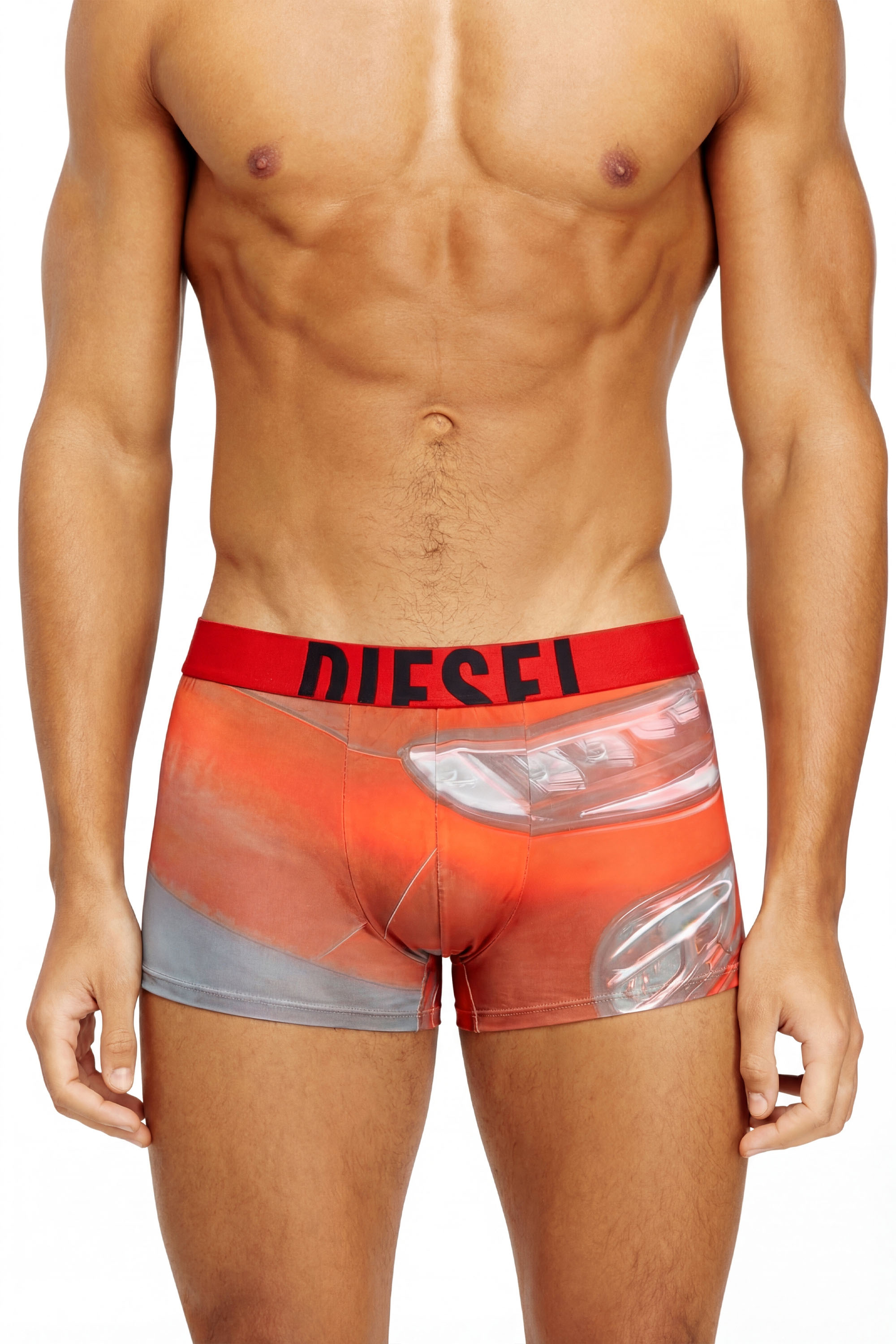 Diesel - DAMIEN-D-POP-40, Man's Boxer briefs with Pop print in Red - 2