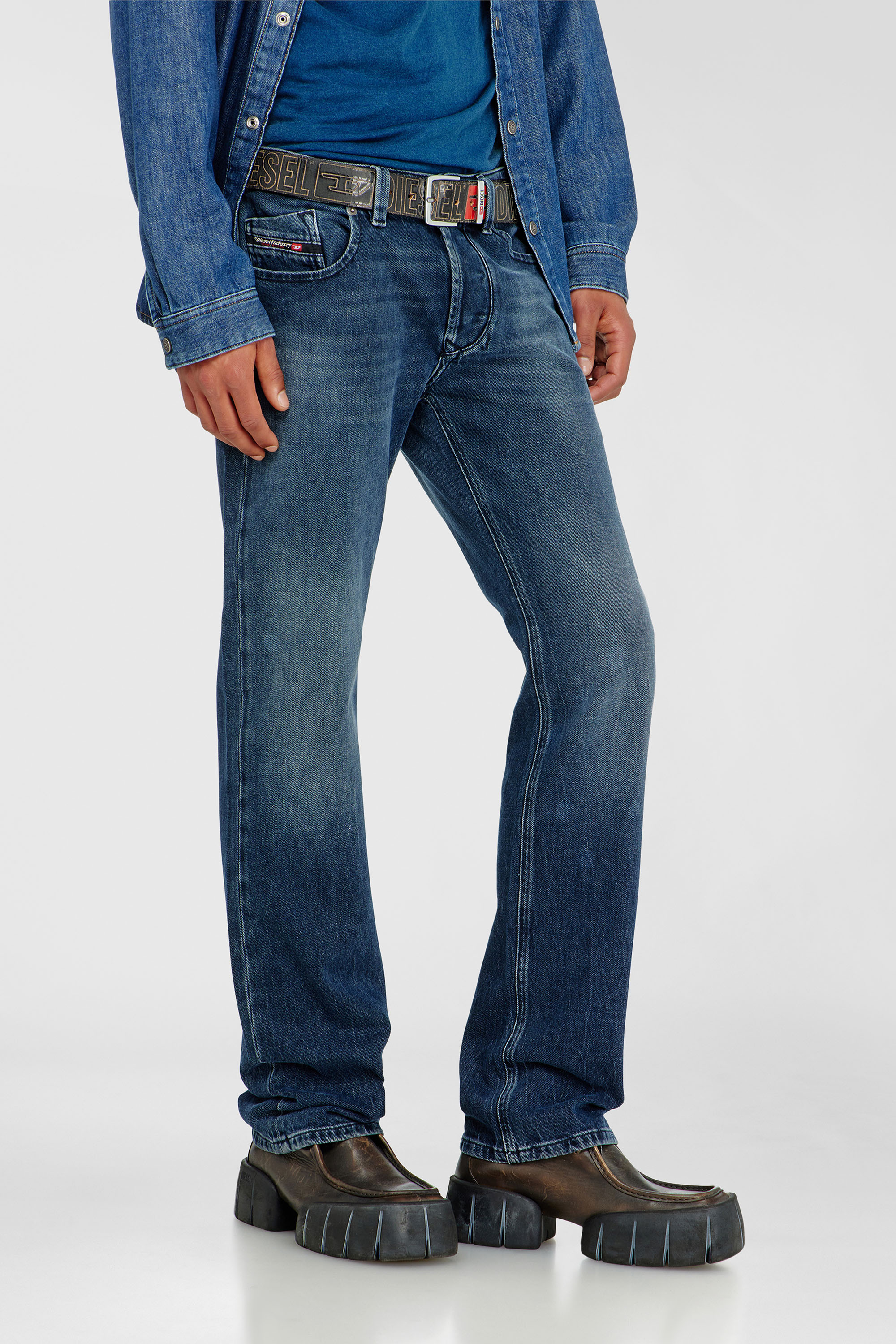Diesel - Man's Regular Jeans 1985 Larkee 0KBBM, Dark Blue - 7