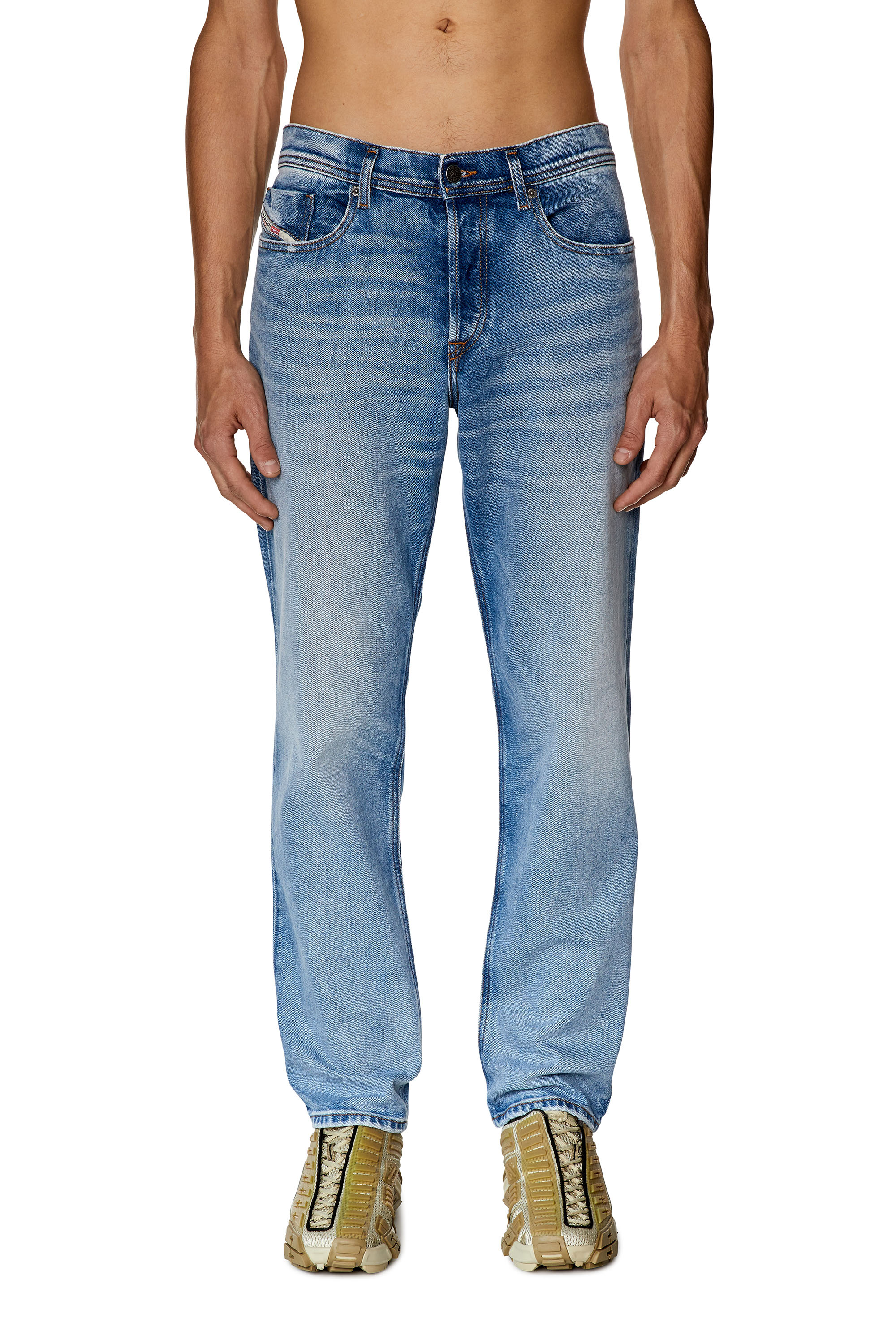 Diesel - Tapered Jeans 2023 D-Finitive 09G24, Light Blue - Image 2