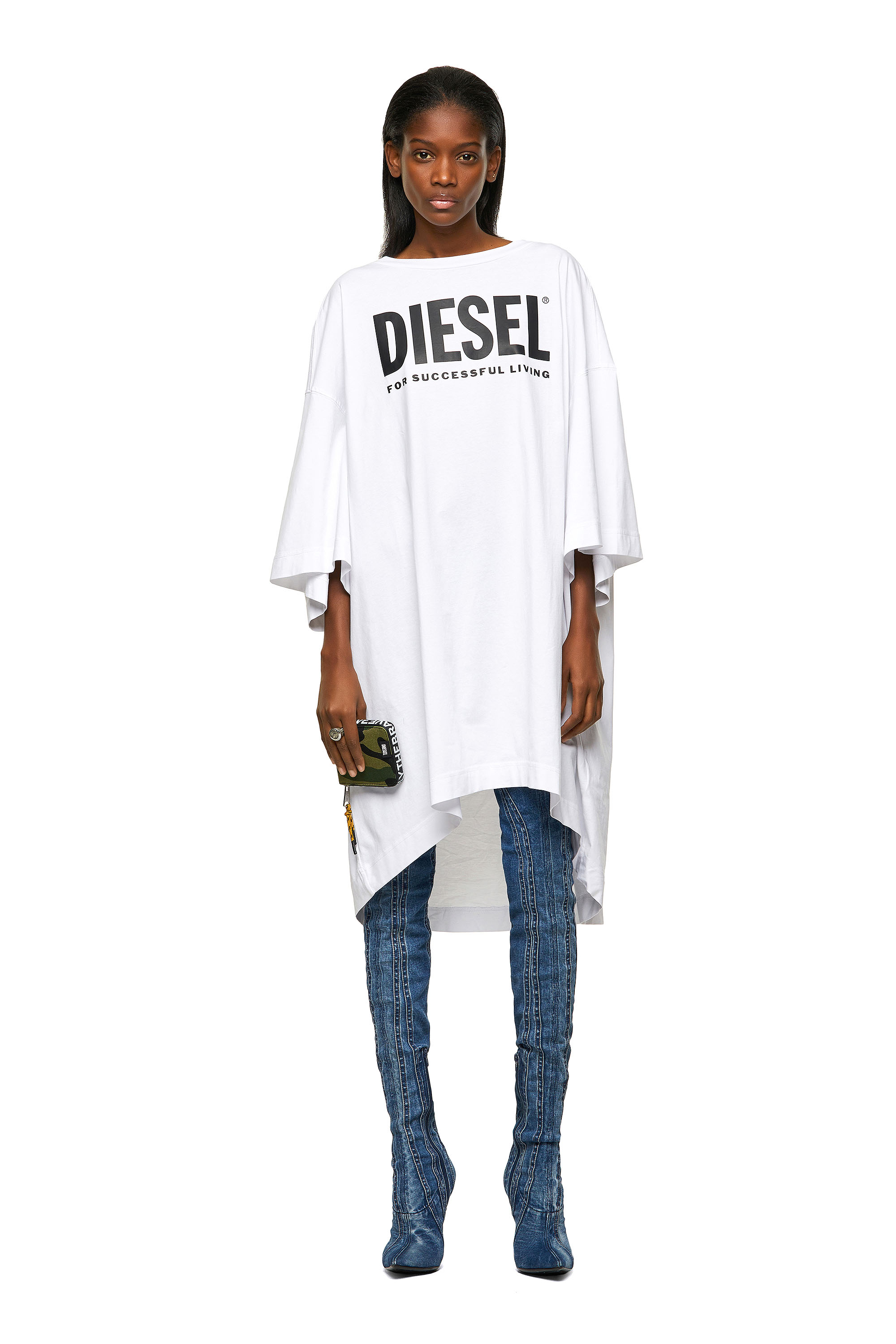 D-EXTRA-ECOLOGO, White - Dresses