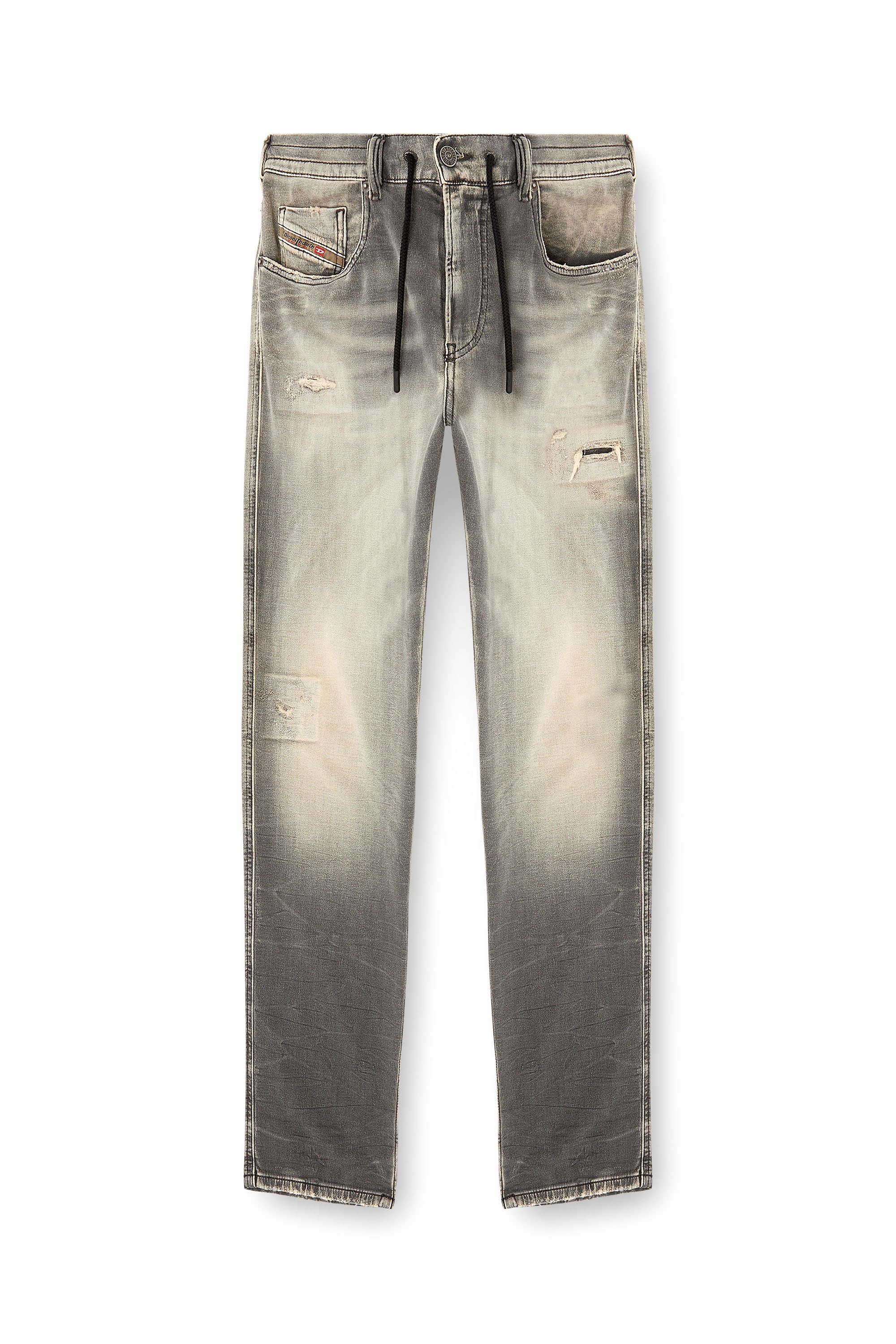 Diesel - Man's Slim 2062 D-Strukt Joggjeans® 068UH, Light Grey - 3