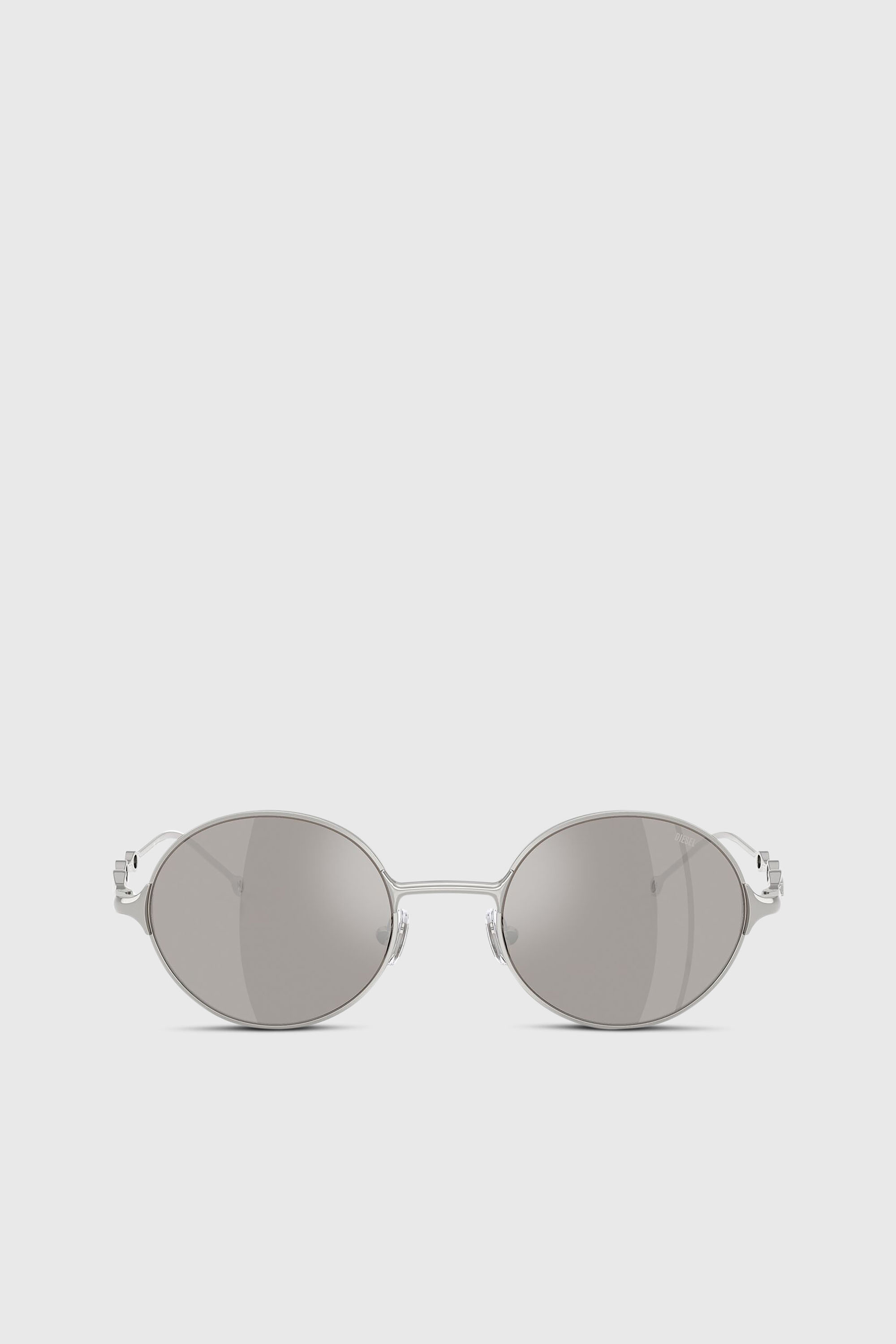 Diesel - 0DL1008, Unisex's Round sunglasses in Silver - 1