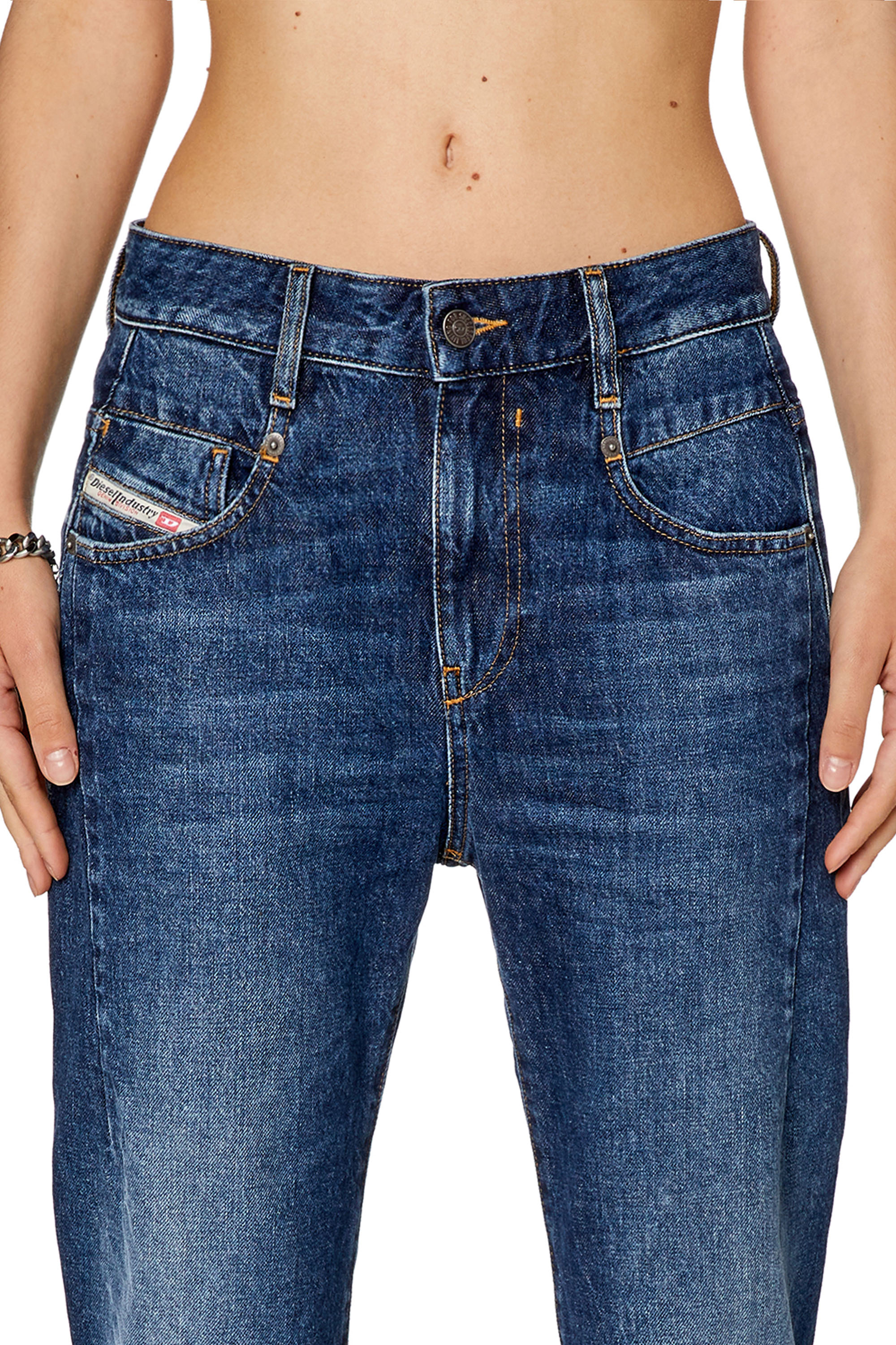 Diesel - Boyfriend Jeans Fayza 09F35, Medium blue - Image 3