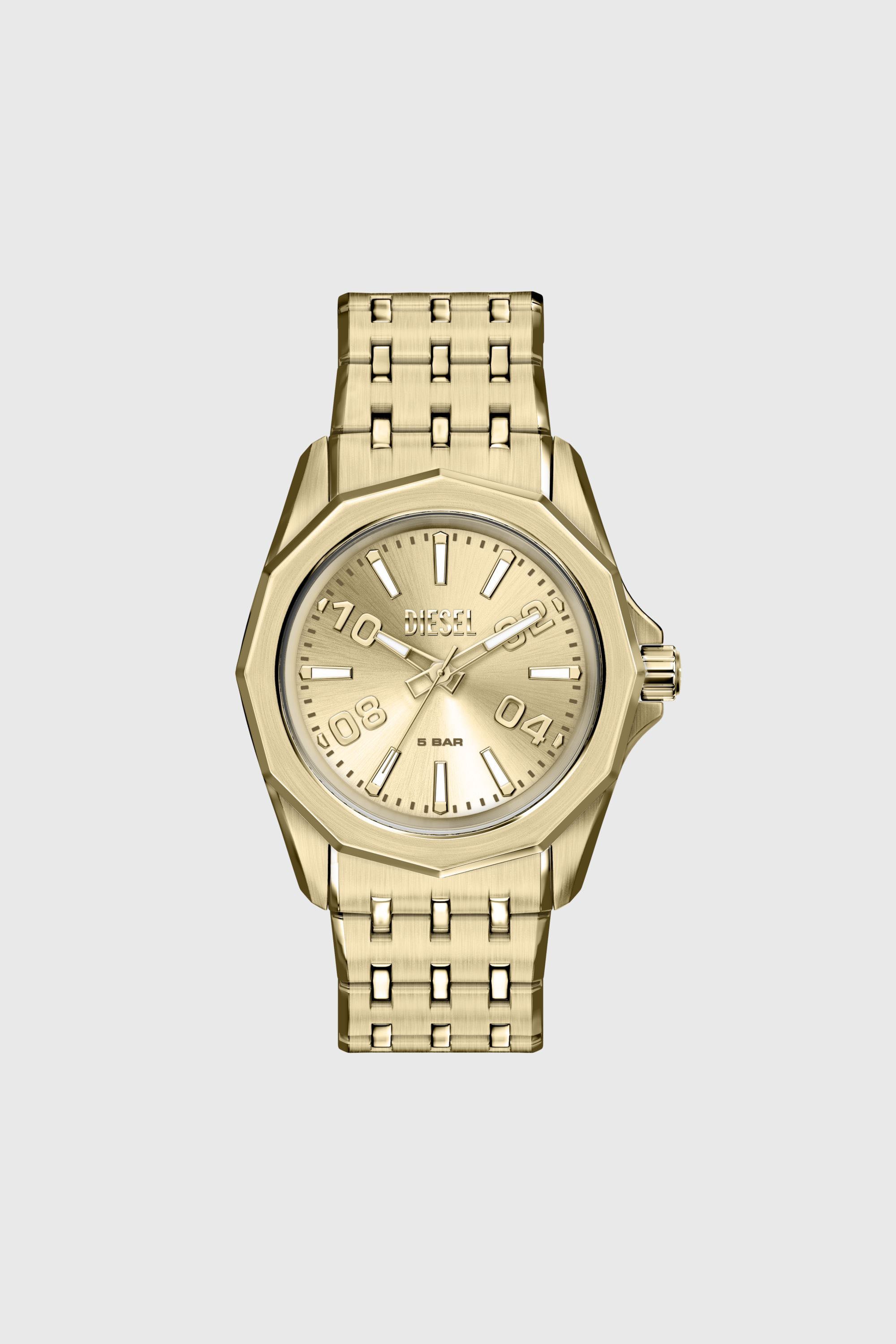 Diesel - DZ2239 WATCH, Man's Stinger gold-tone stainless steel watch in Gold - 1