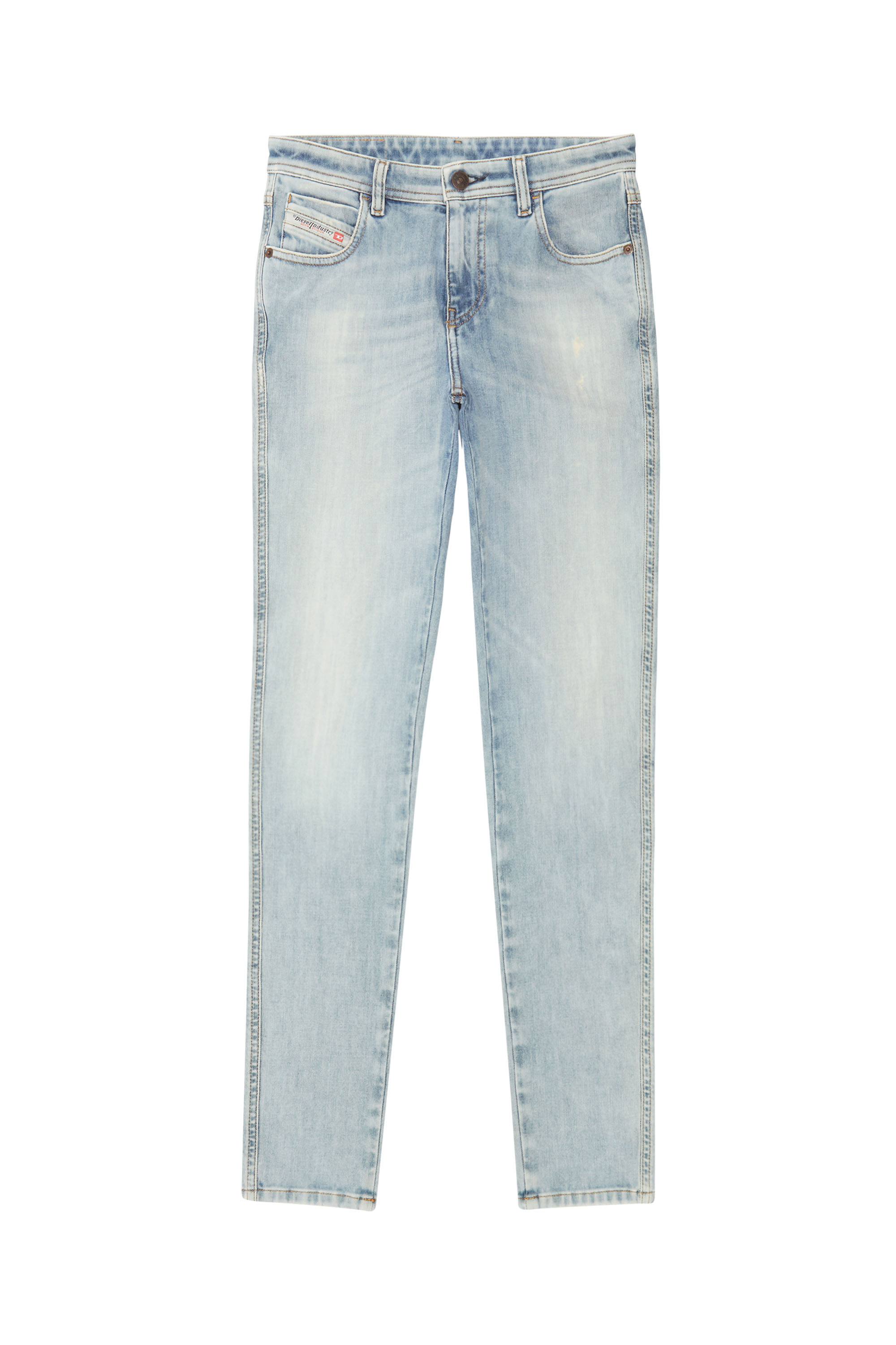 Diesel - 2015 BABHILA 09B68 Skinny Jeans, Light Blue - Image 6