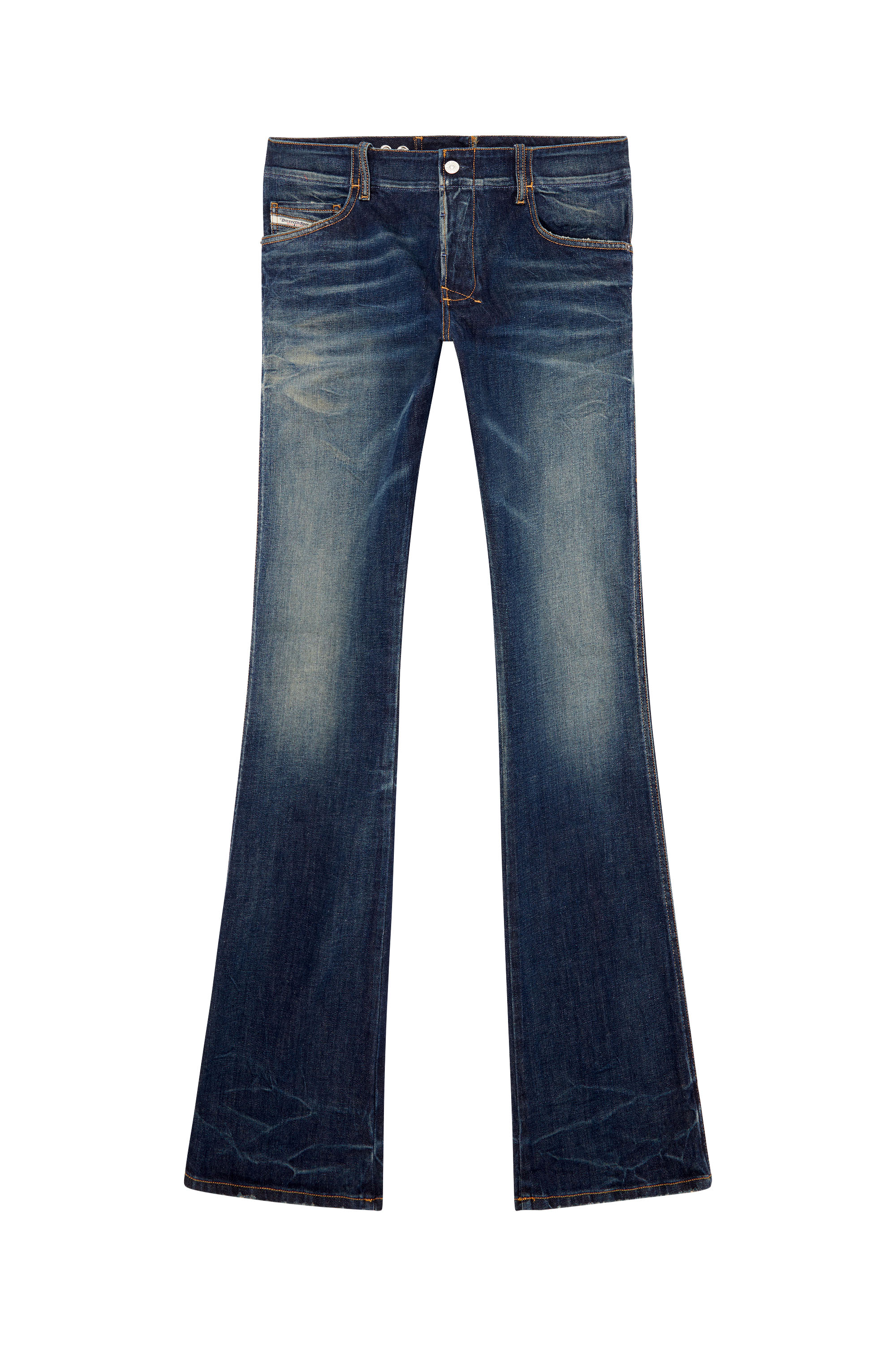 Diesel - Man Bootcut Jeans D-Backler 09H79, Dark Blue - Image 5