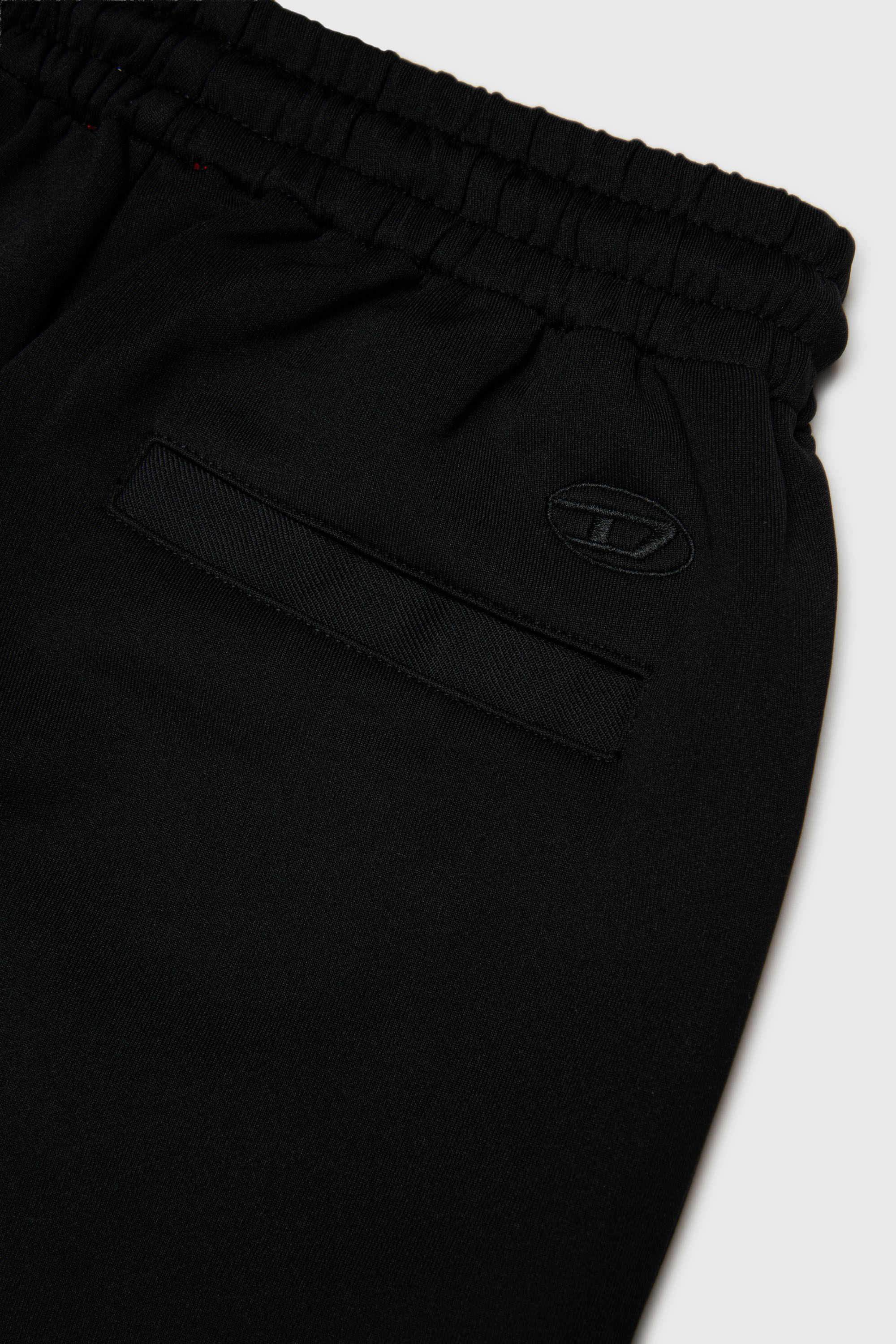 Diesel - PREBON, Man's Sweatpants in wool-blend fabric in Black - 4