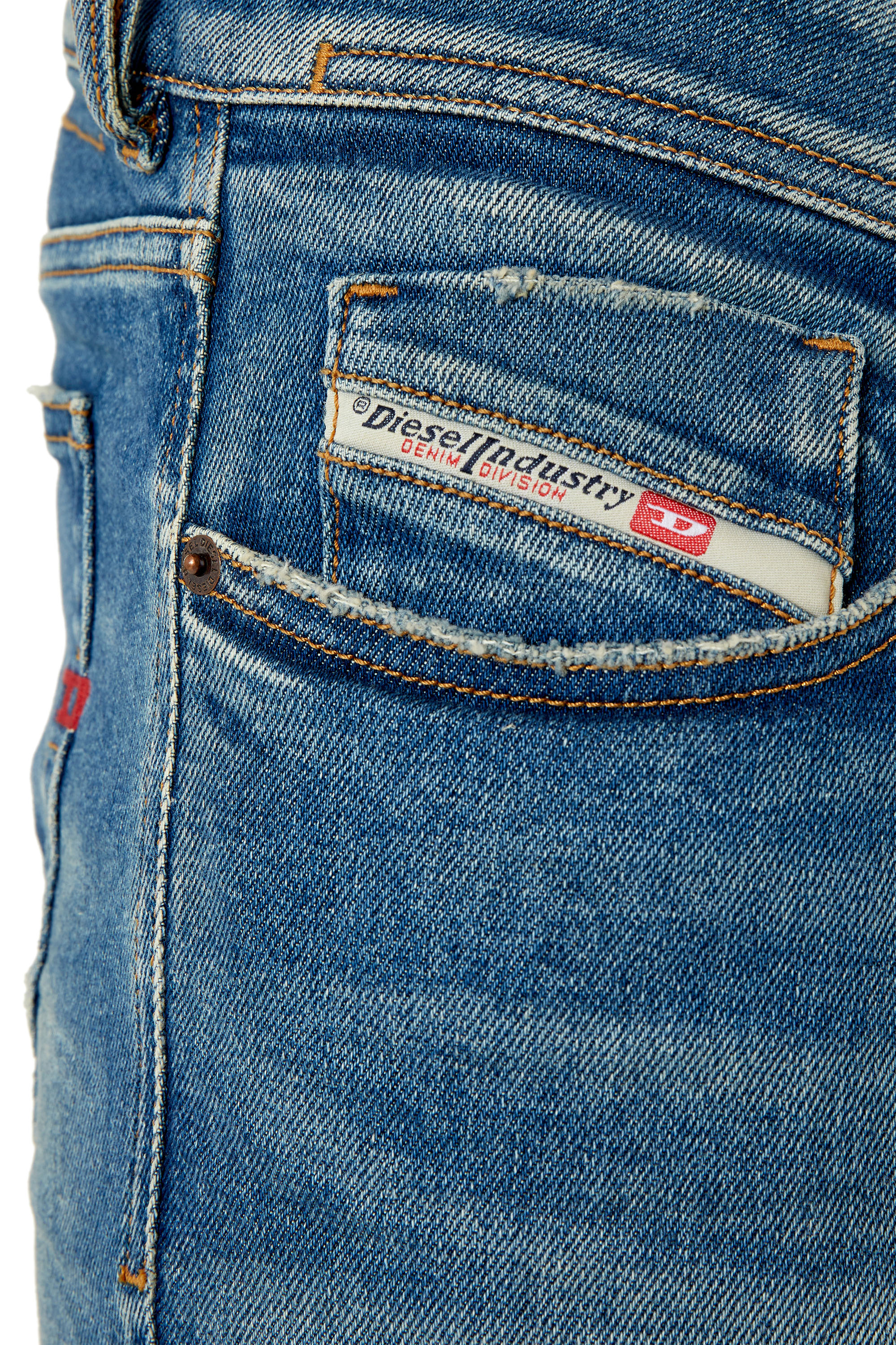 Diesel - Skinny Jeans 1979 Sleenker 09E88, Medium blue - Image 3