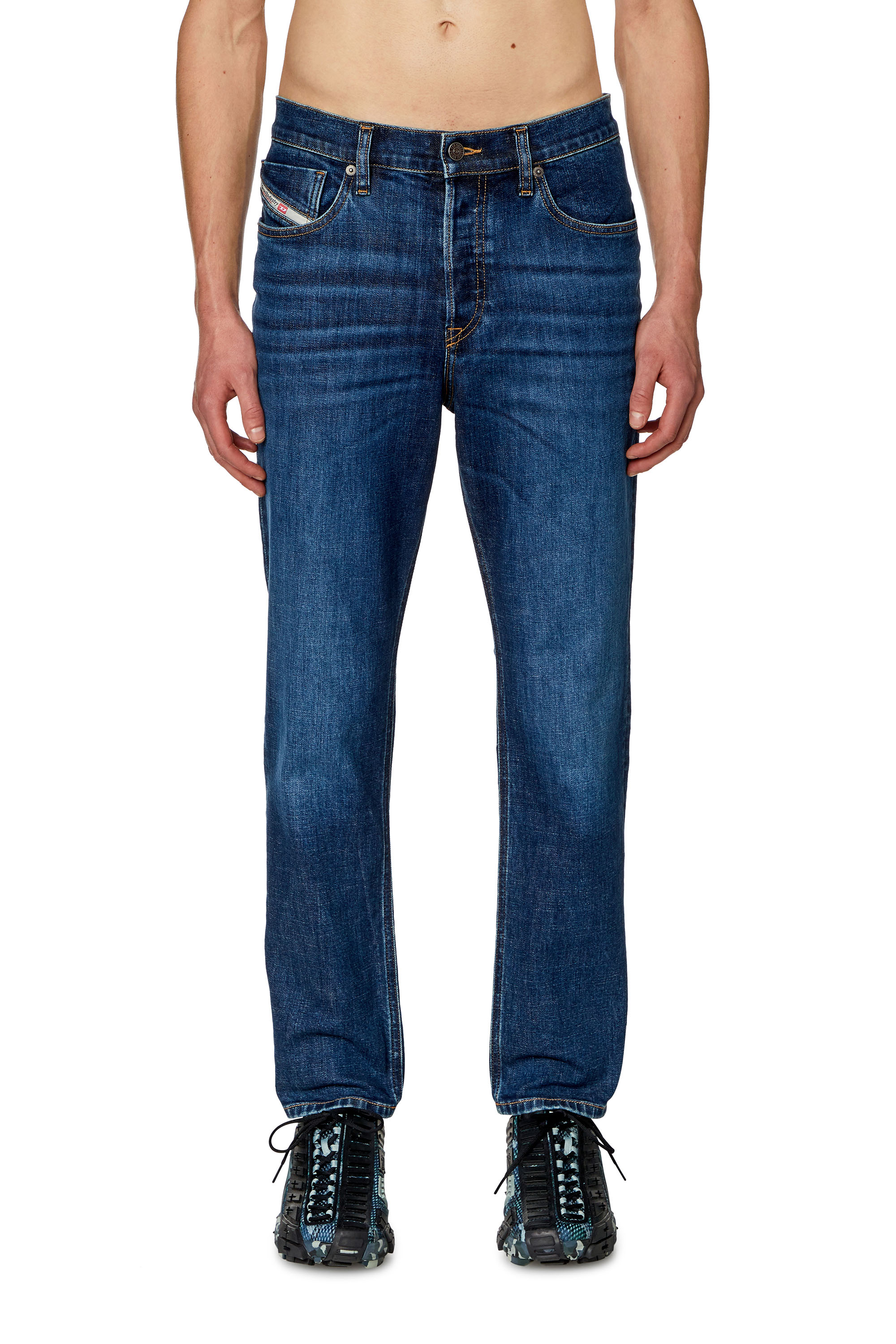 Regular Jeans 2005 D-Fining 0PFAZ, Dark Blue Diesel - Man's Regular Jeans 2005 D-Fining 0PFAZ, Dark Blue - 3
