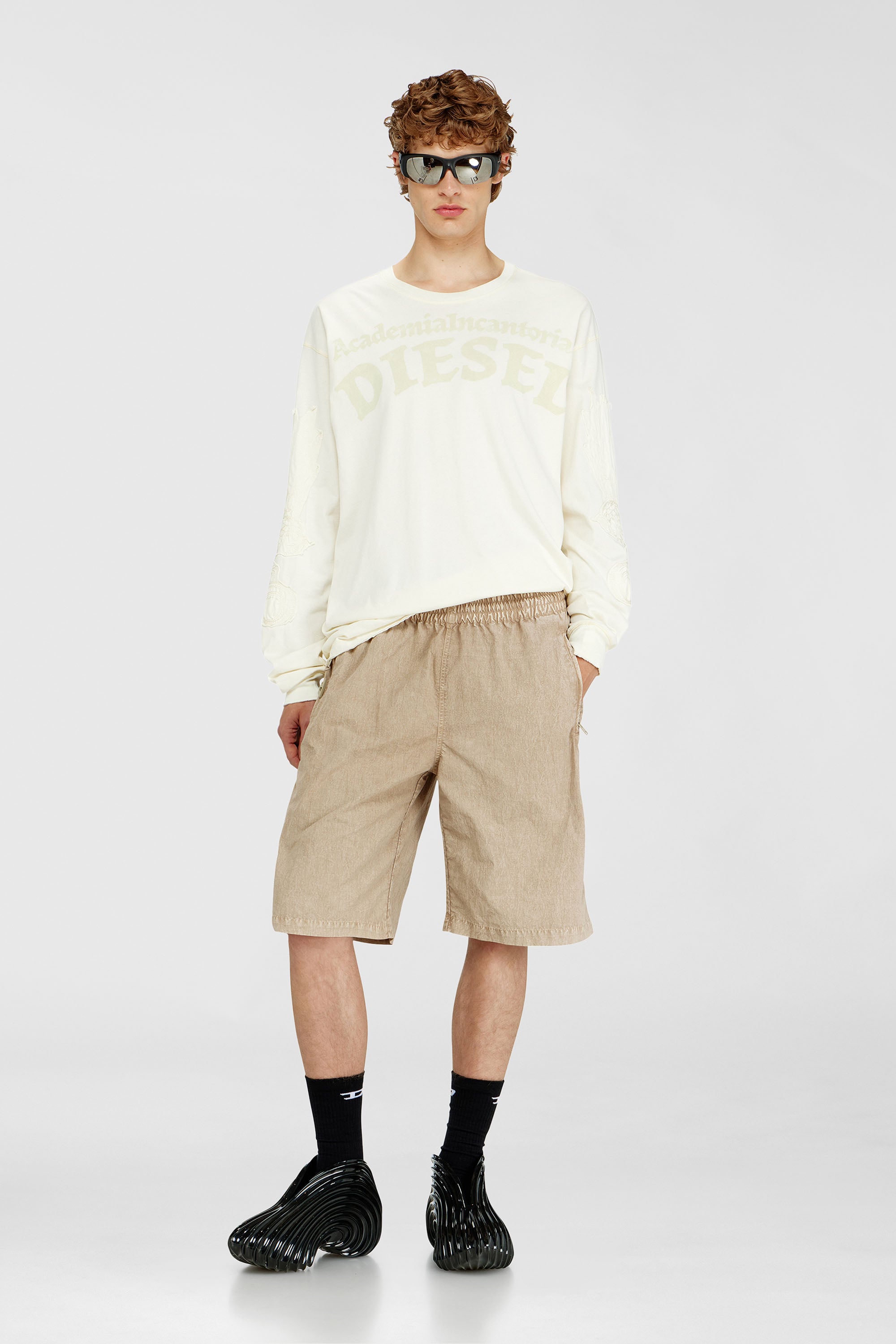 Treated nylon shorts