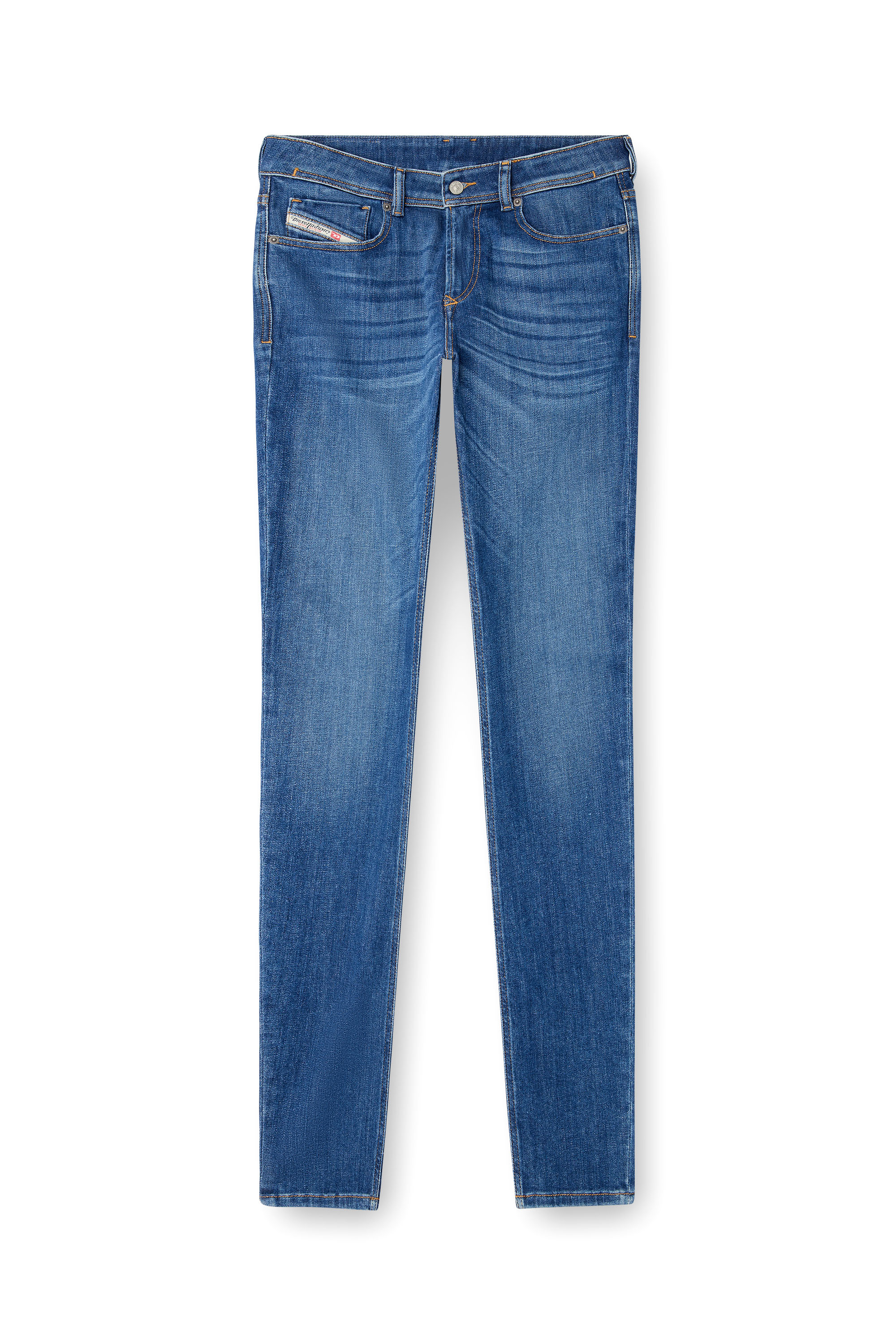 Diesel - Man's Skinny Jeans 1979 Sleenker 09M73, Medium blue - 2