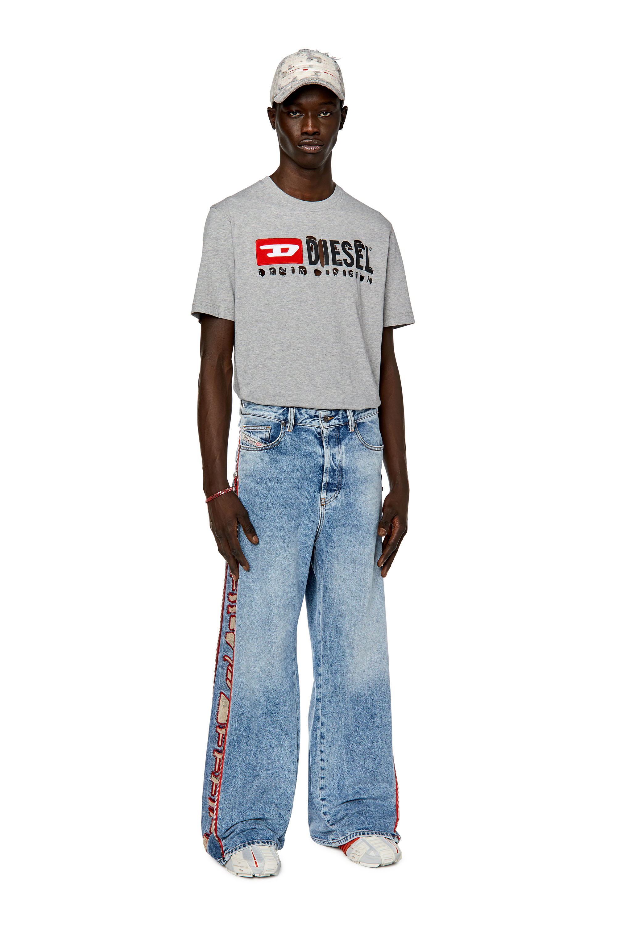 Diesel - D-Rise 09G47 Straight Jeans, Light Blue - Image 4