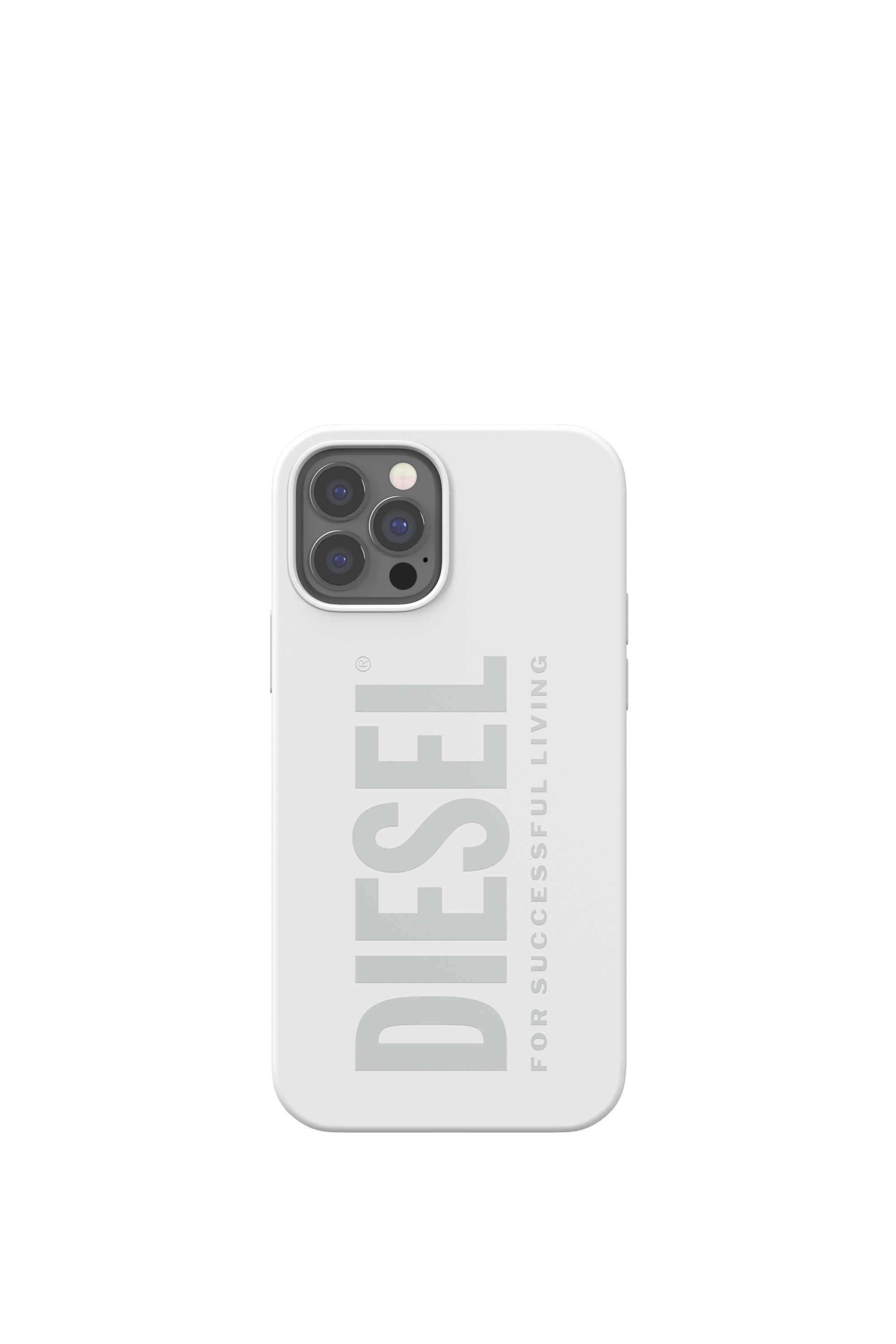 Diesel - 44282  STANDARD CASES, Unisex's Silicone case for iPhone 12 / 12 Pro in White - 2