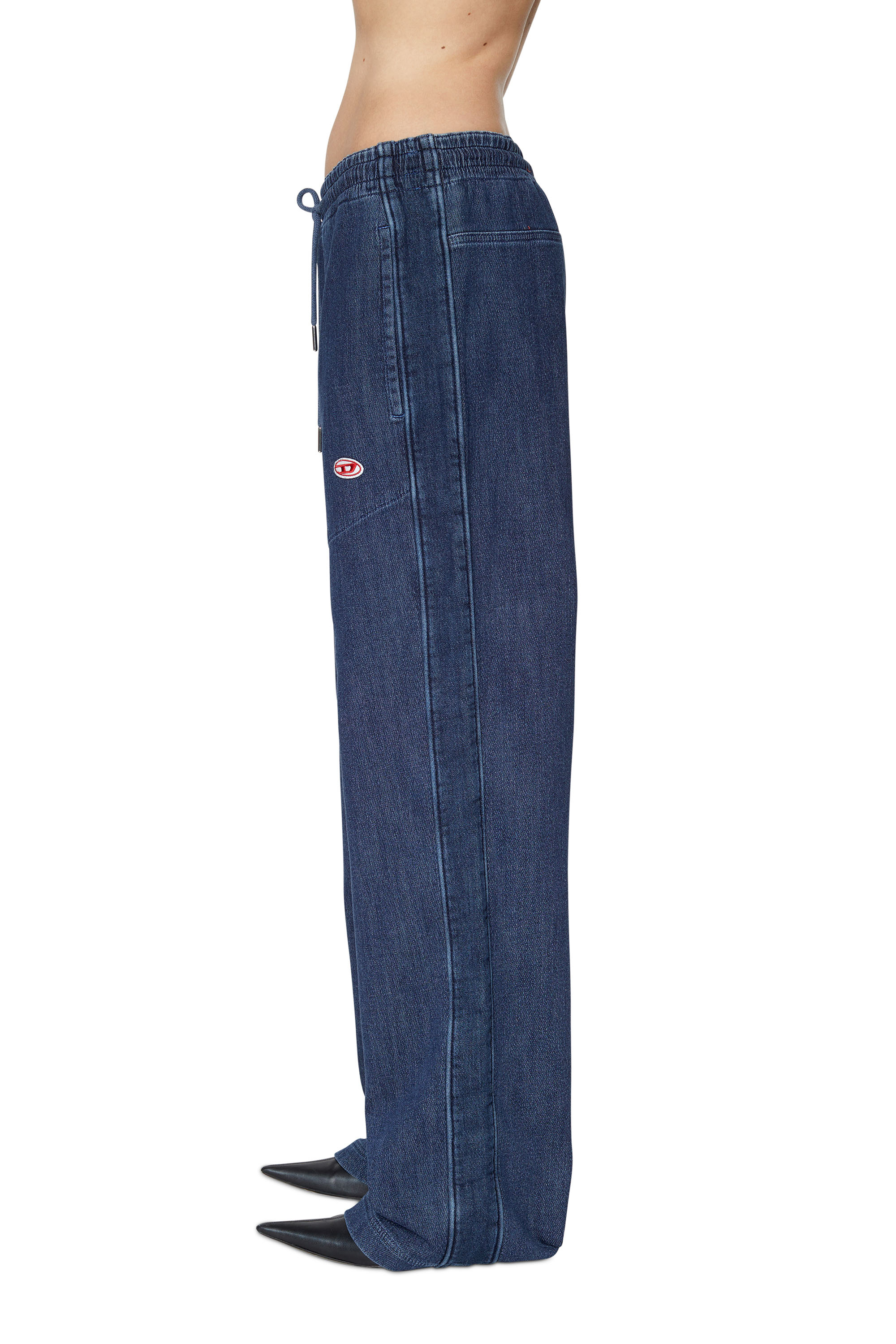 Diesel - Straight D-Martians Track Denim 09C30, Dark Blue - Image 5