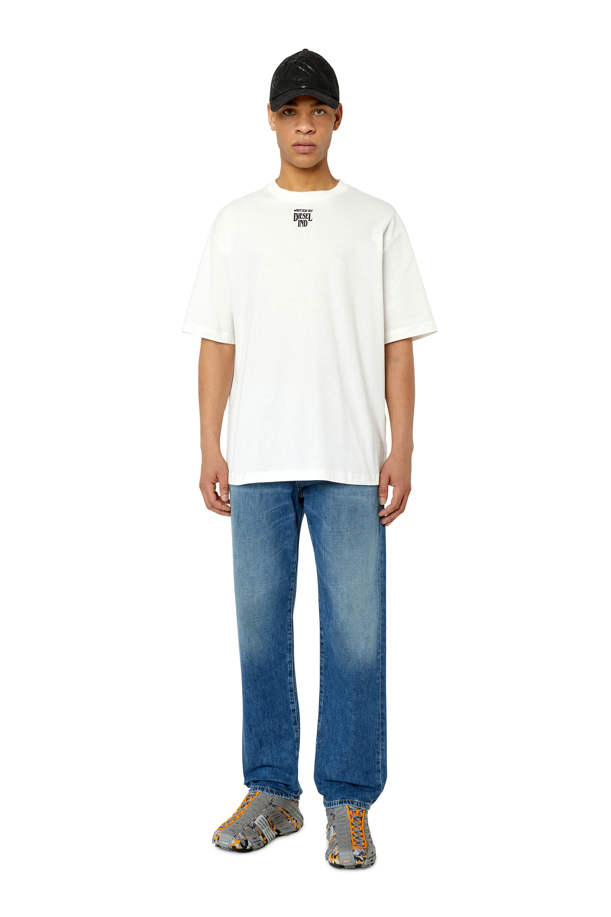 Diesel - 2020 D-Viker 09F25 Straight Jeans, Medium blue - Image 4