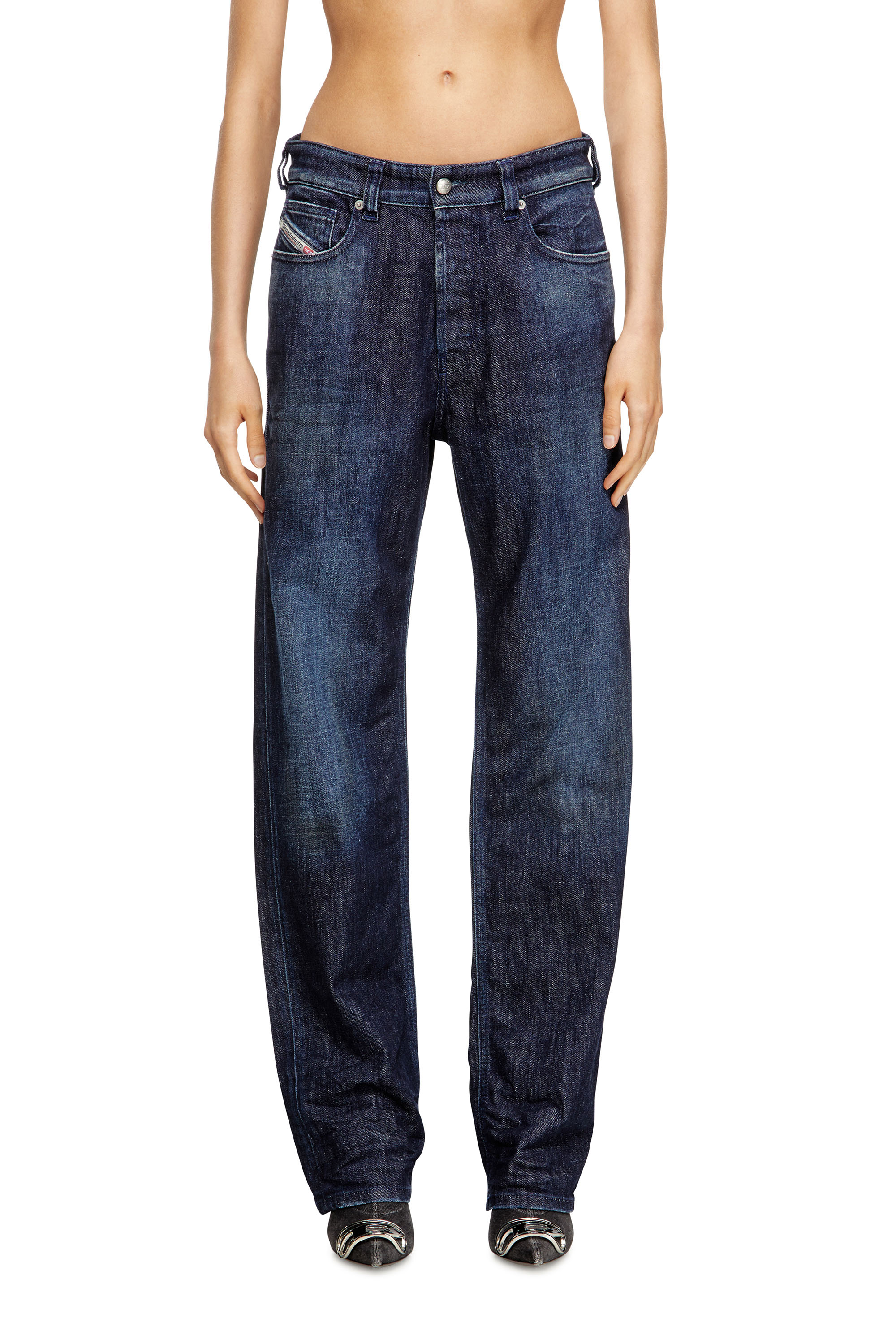 Diesel - Woman's Regular Jeans 1988 D-Ark 09M19, Dark Blue - 1