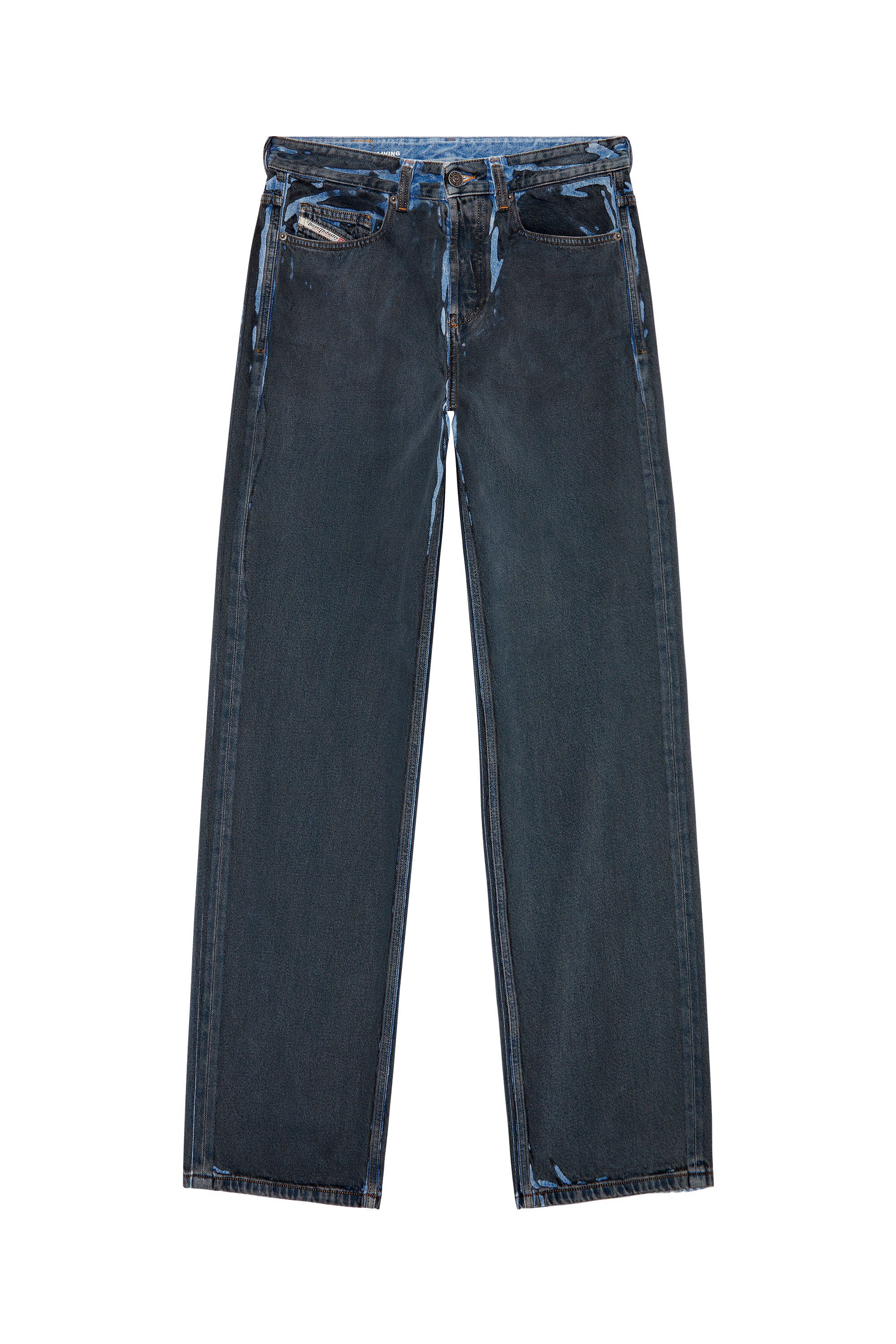 Diesel - Straight Jeans 2001 D-Macro 09I47, Black/Dark grey - Image 6