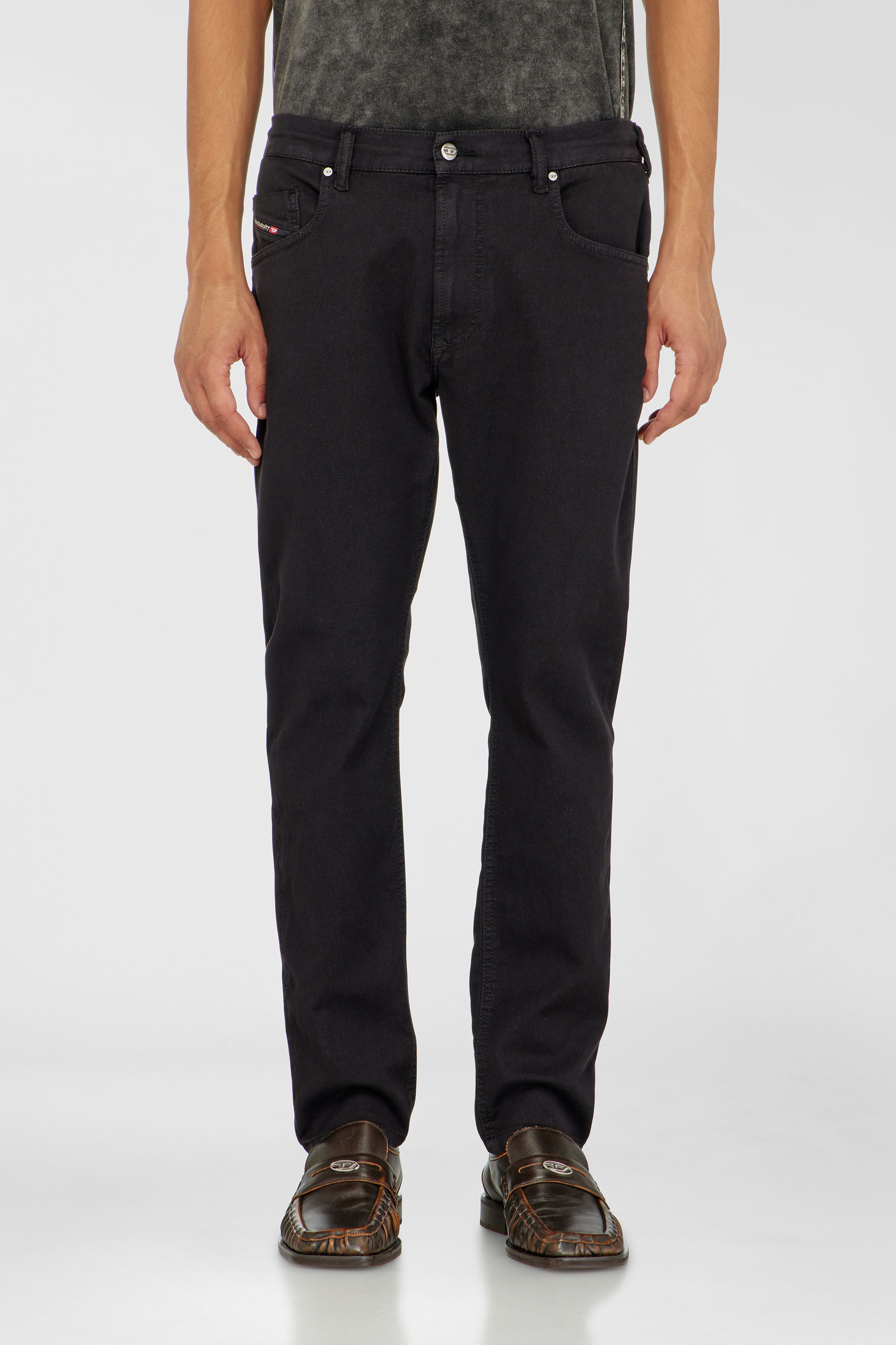 Diesel - Man's Regular 2032 D-Krooley-BW Joggjeans&reg; 068NH, Black/Dark grey - 2