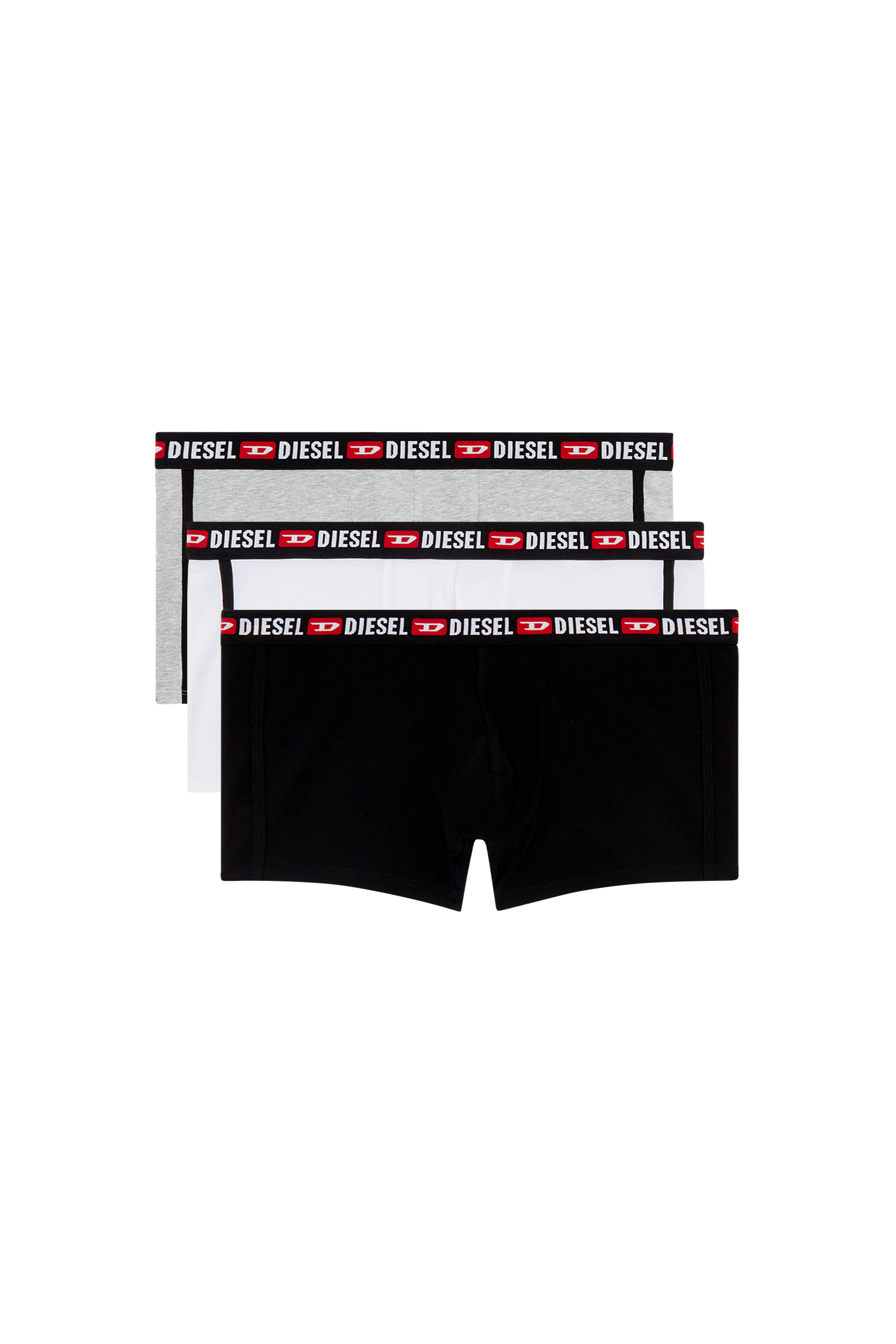 Diesel - UMBX-SHAWNTHREEPACK, Man Three-pack boxer briefs with side band in Multicolor - Image 1