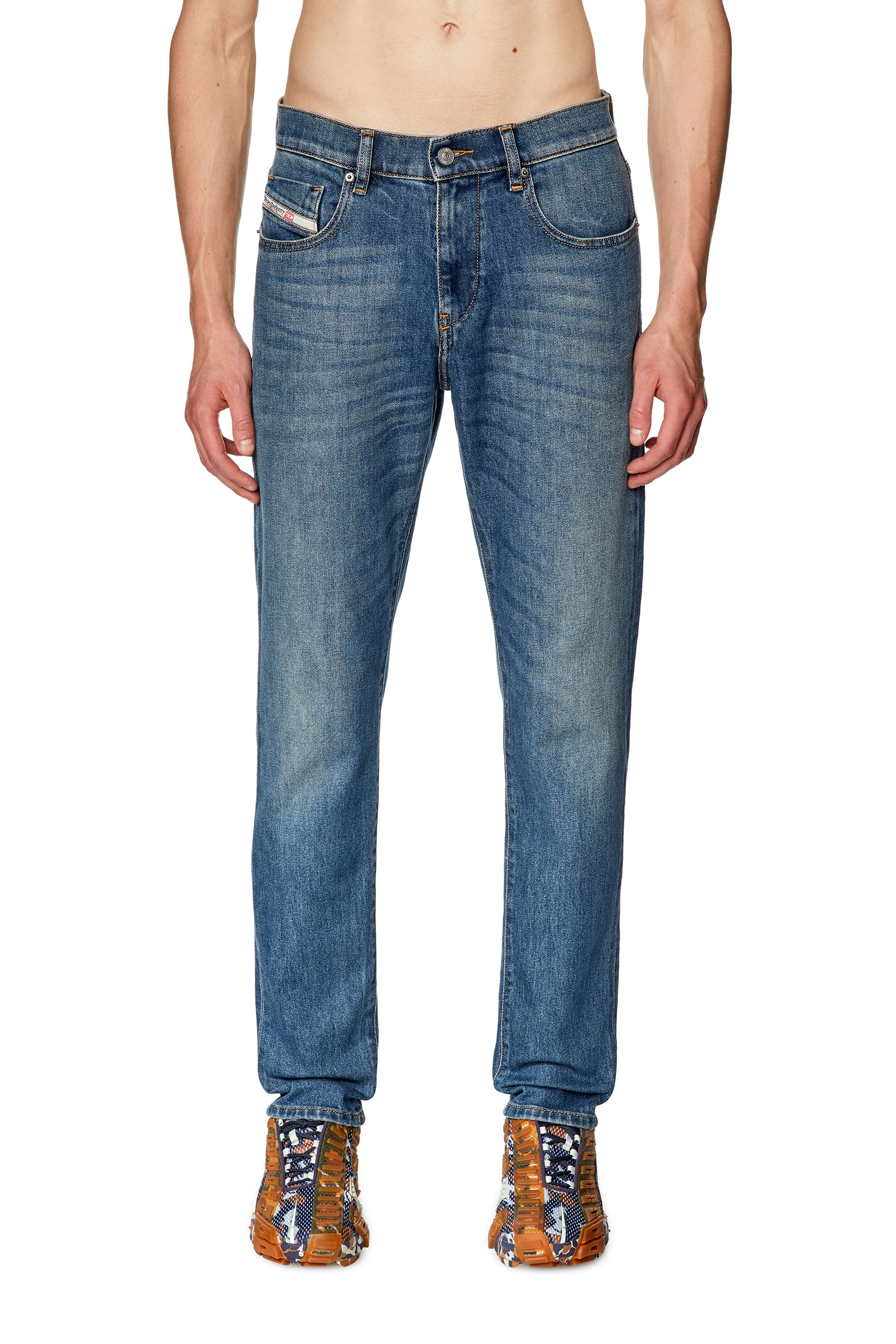 Diesel - Slim Jeans 2019 D-Strukt 09F88, Medium blue - Image 2