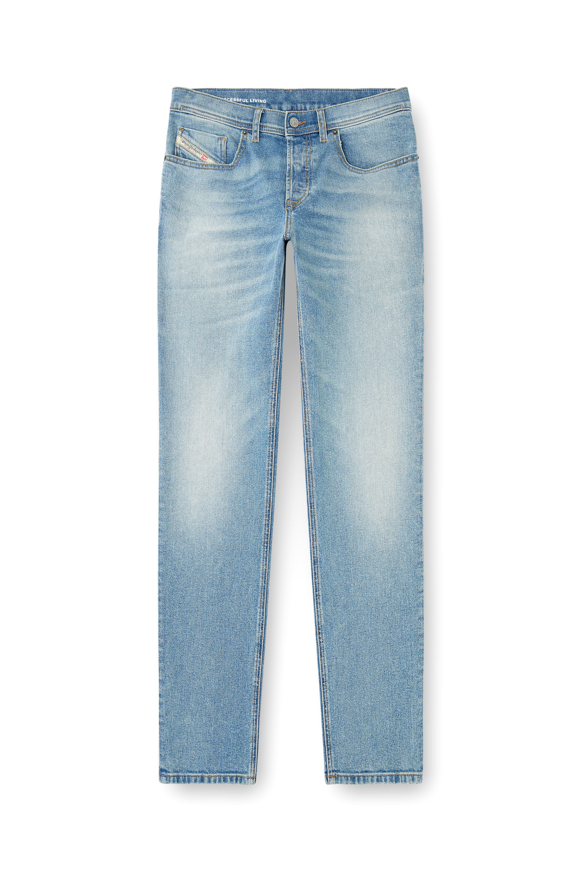Diesel - Man's Regular Jeans 2023 D-Finitive 0DBEH, Light Blue - 3