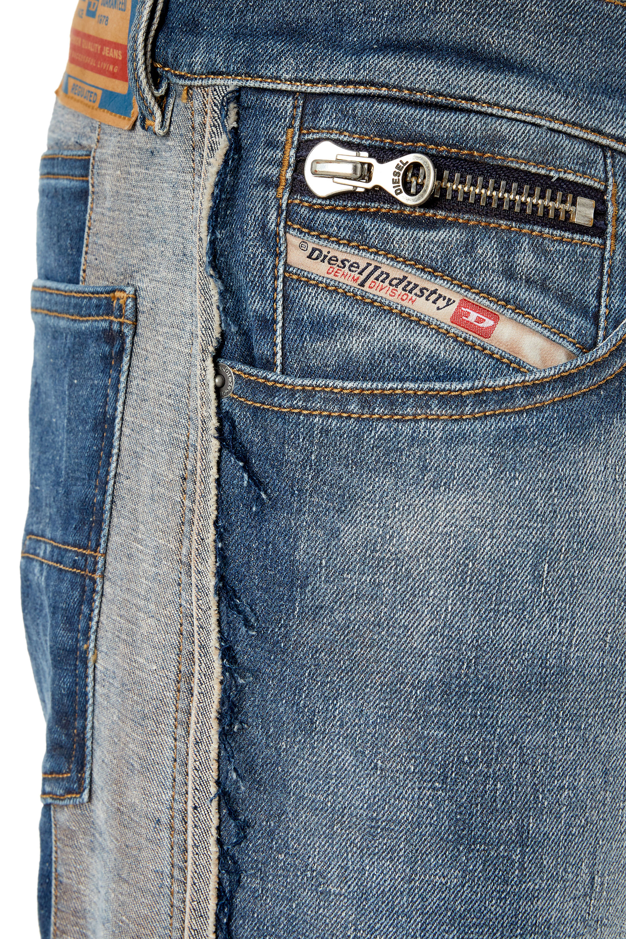 Diesel - 1995 D-Sark 09F39 Straight Jeans, Dark Blue - Image 3