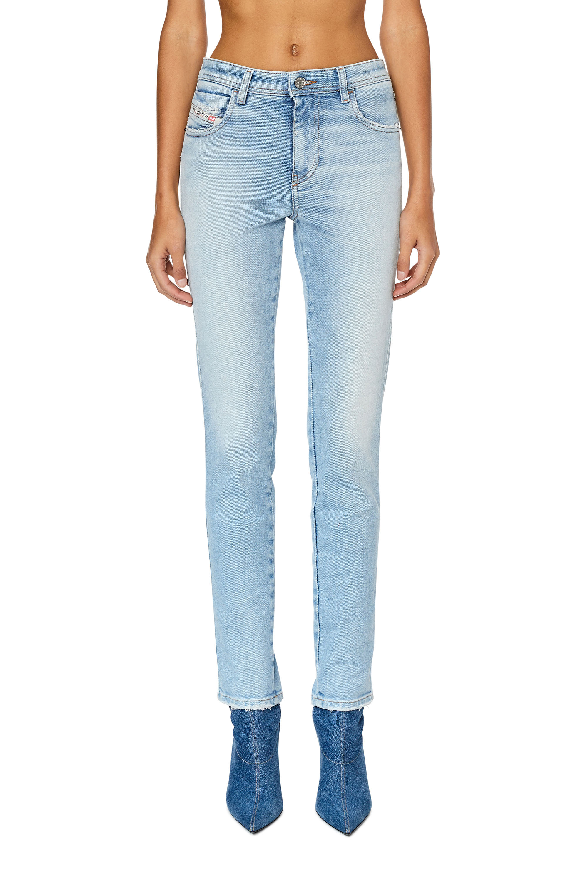 Diesel - Skinny Jeans 2015 Babhila 09E90, Light Blue - Image 1