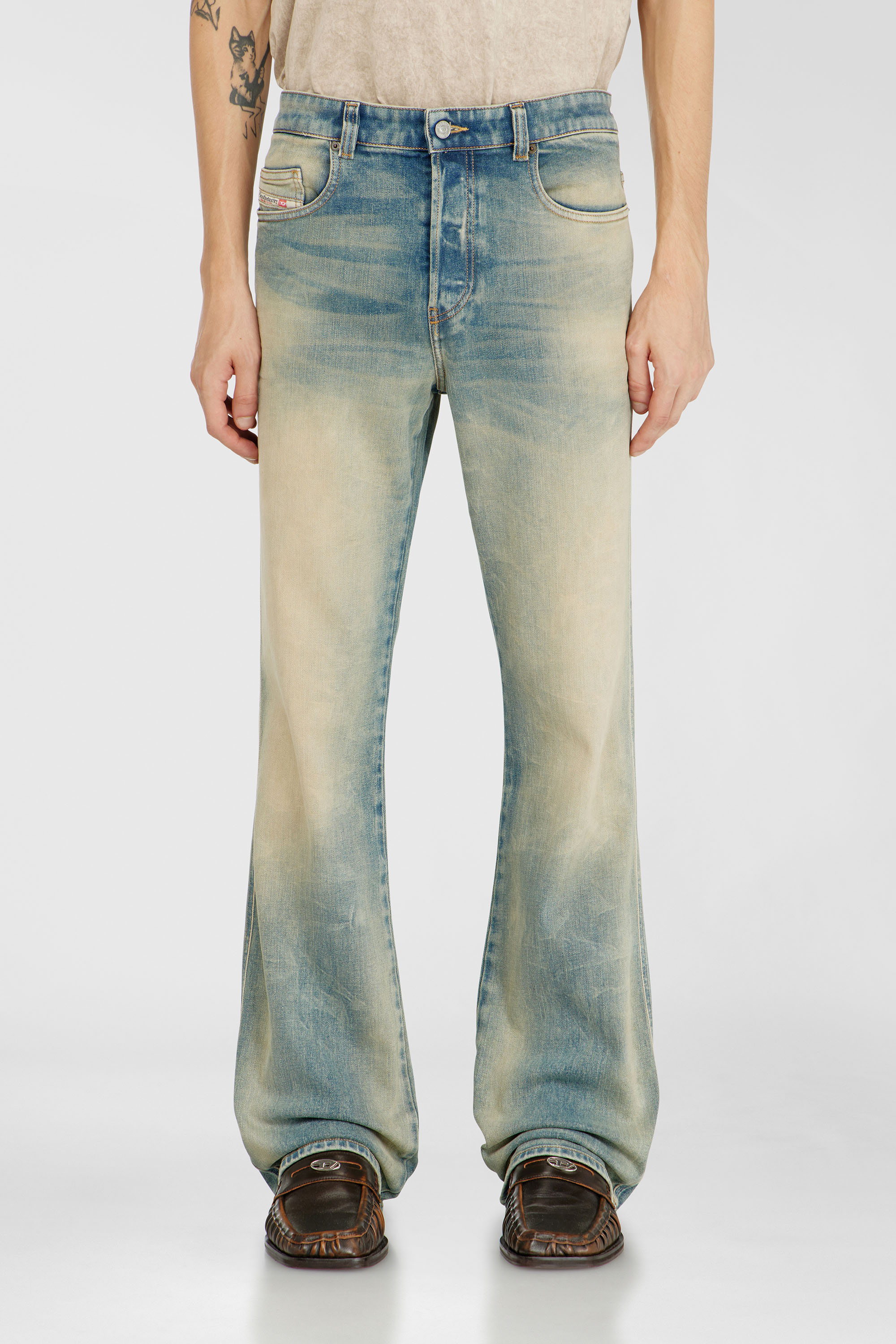 Diesel - Man's Bootcut Jeans 1998 D-Buck 09H78, Medium blue - 1