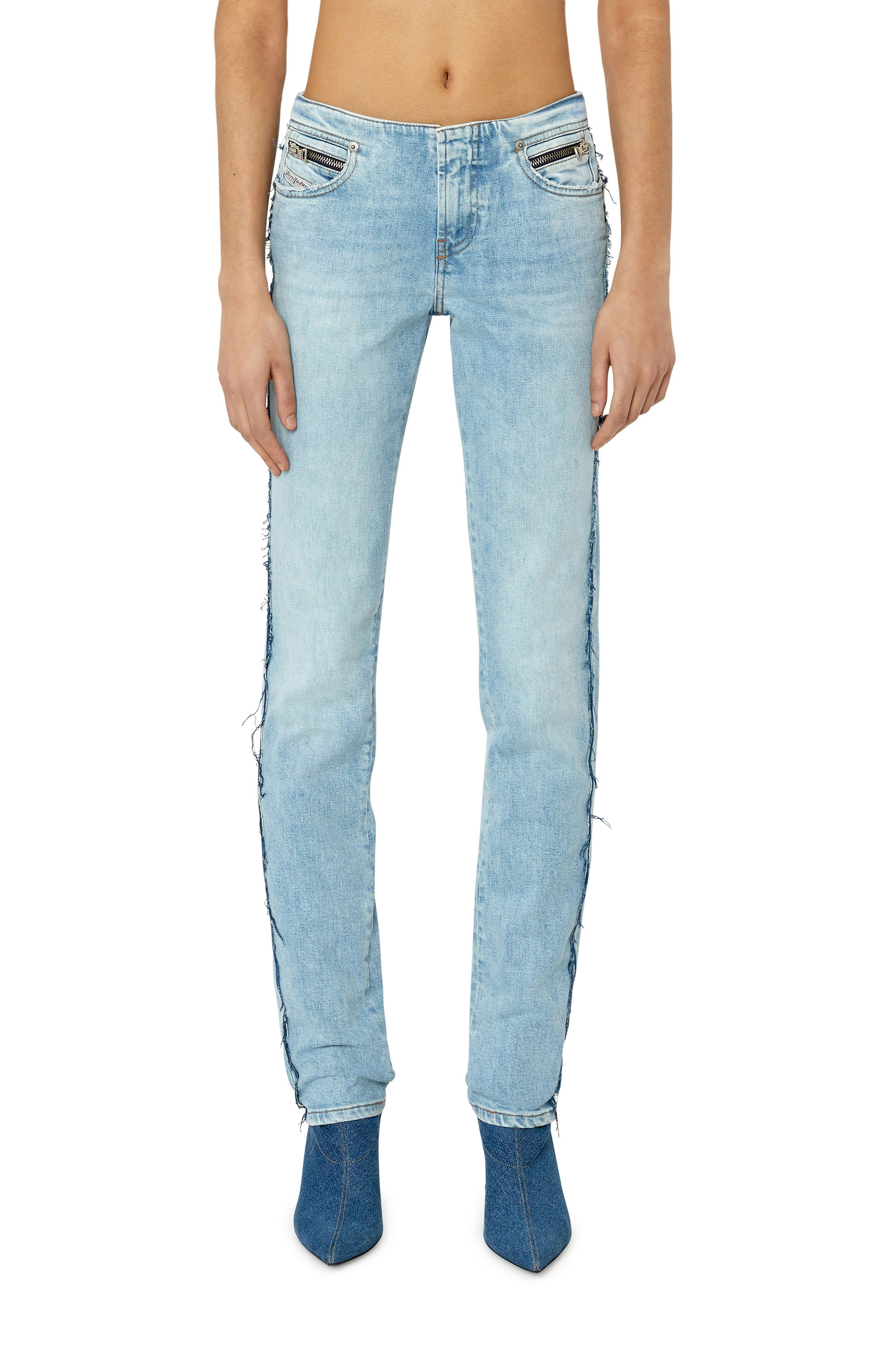 Diesel - Skinny Jeans D-Tail 09F41, Light Blue - Image 2