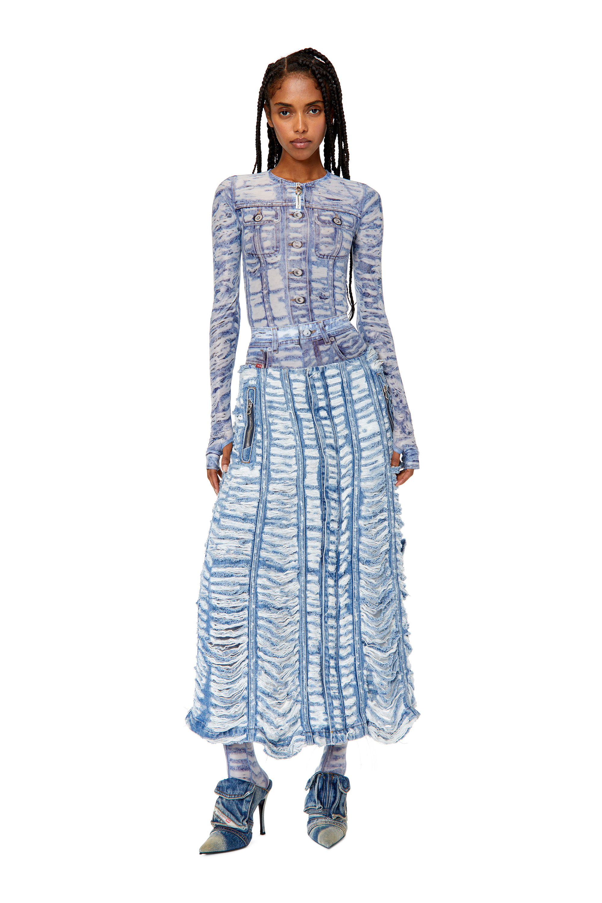 Diesel - T-CLAUZI-H2, Blue/White - Image 2